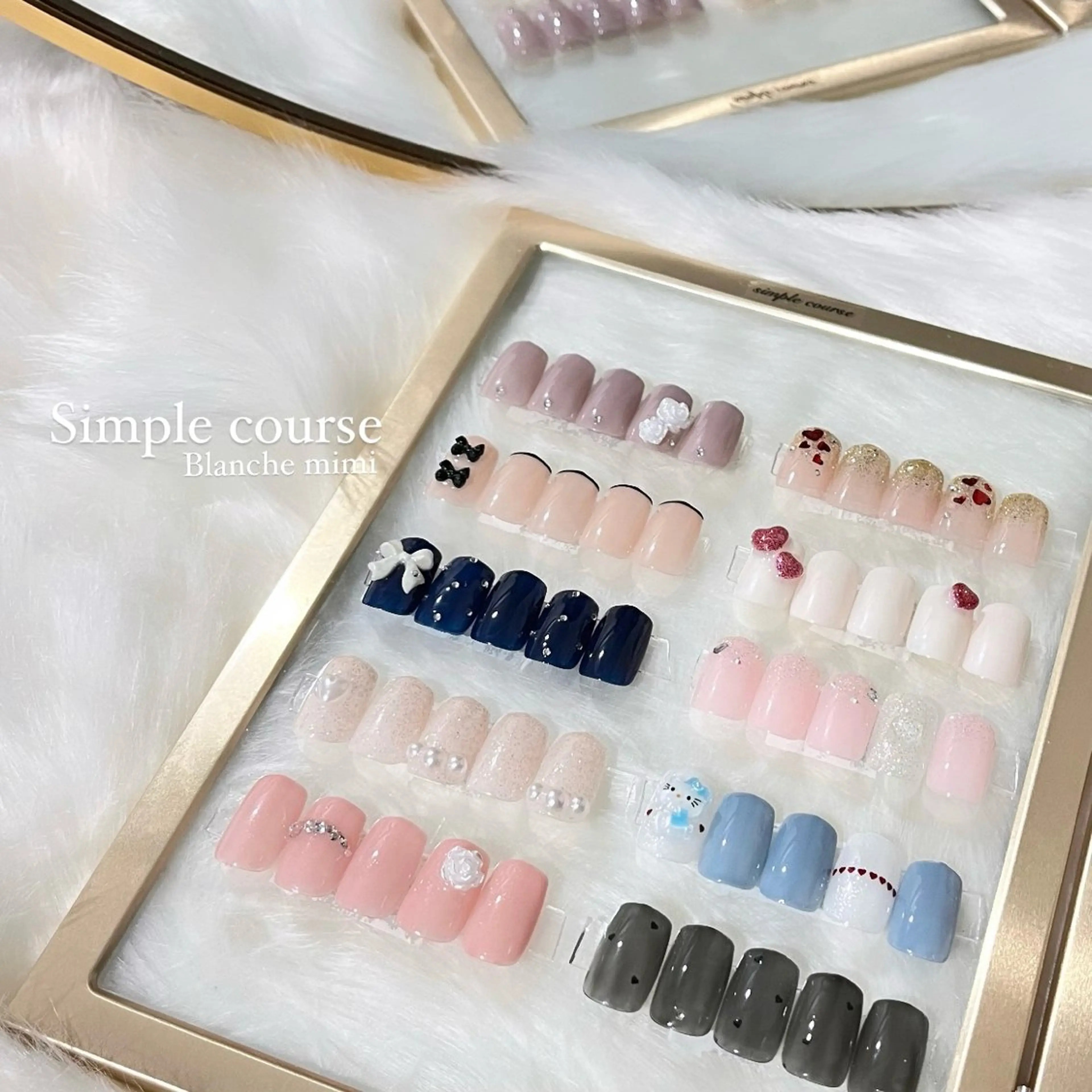 ネイル ハンドネイル Blanche mimi.u_aのネイルデザイン