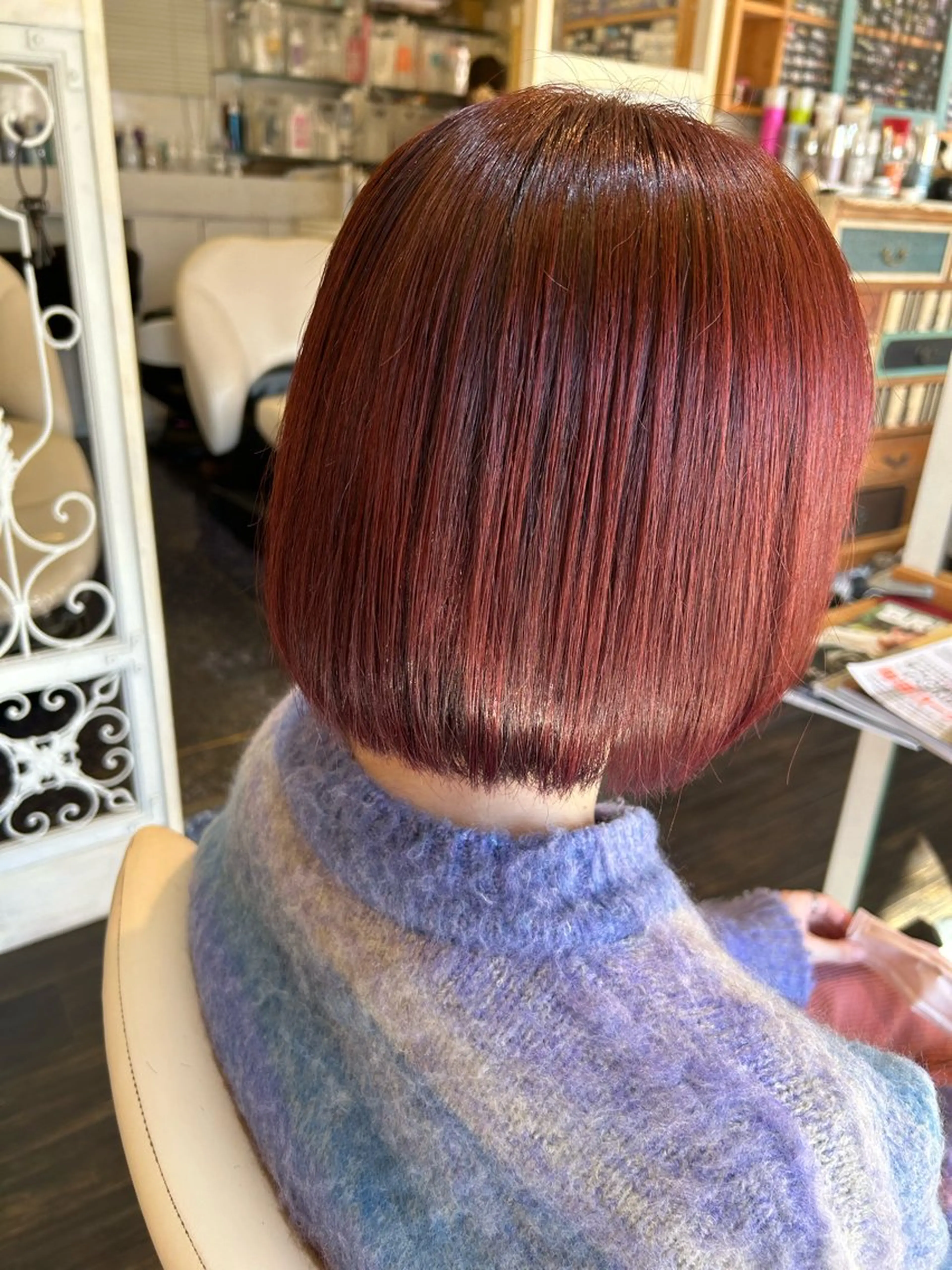 ミディアム カラー カット ヘアカラー トリートメント ヘアセット DiMPlE  ディンプル所属・🌸スタイリスト 山浦美恵のヘアスタイル