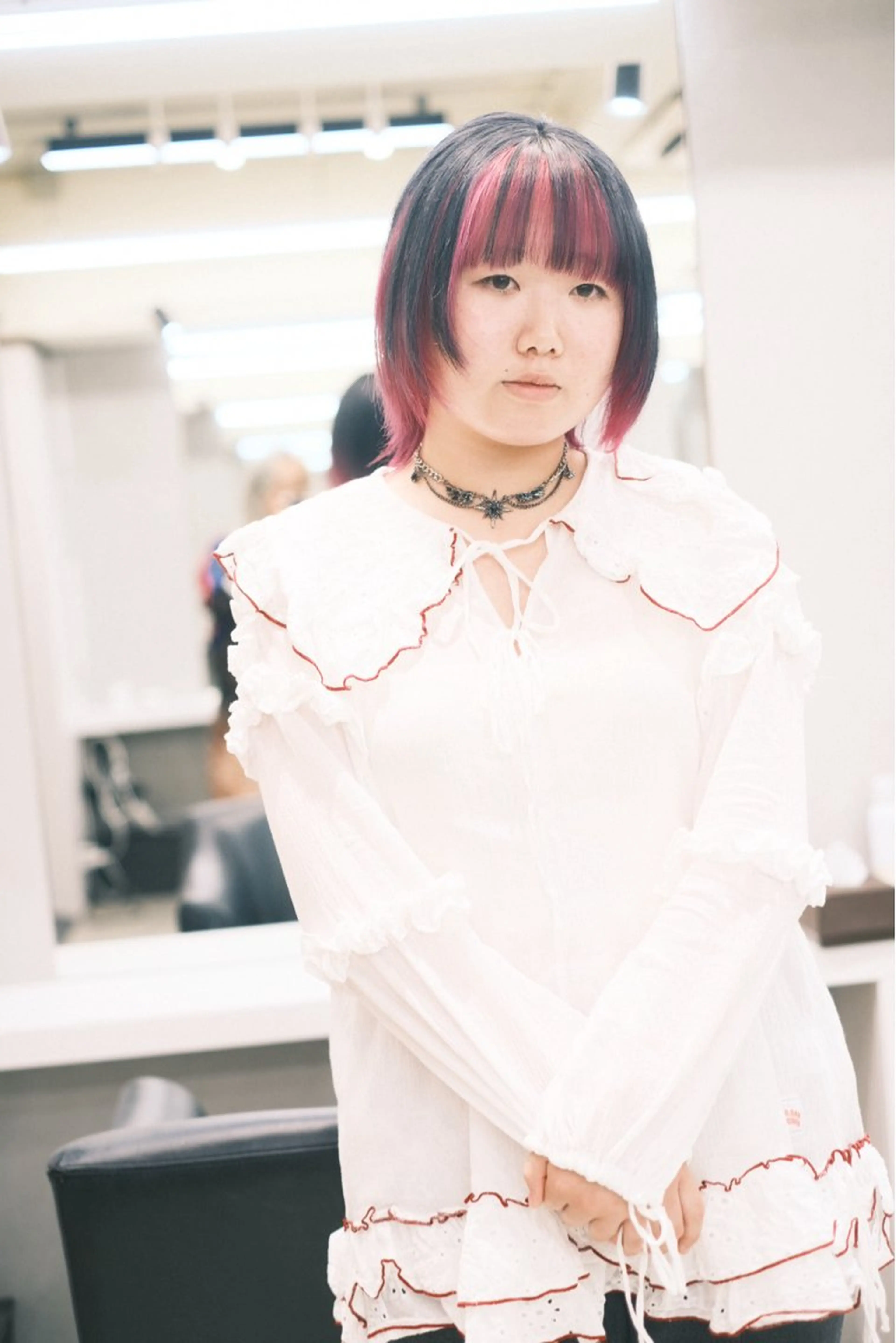 ショート カラー ヘアアレンジ ヘアカラー トリートメント T.a.g中崎町所属・個性爆弾💣 ダブルカラー/ゆかのヘアスタイル