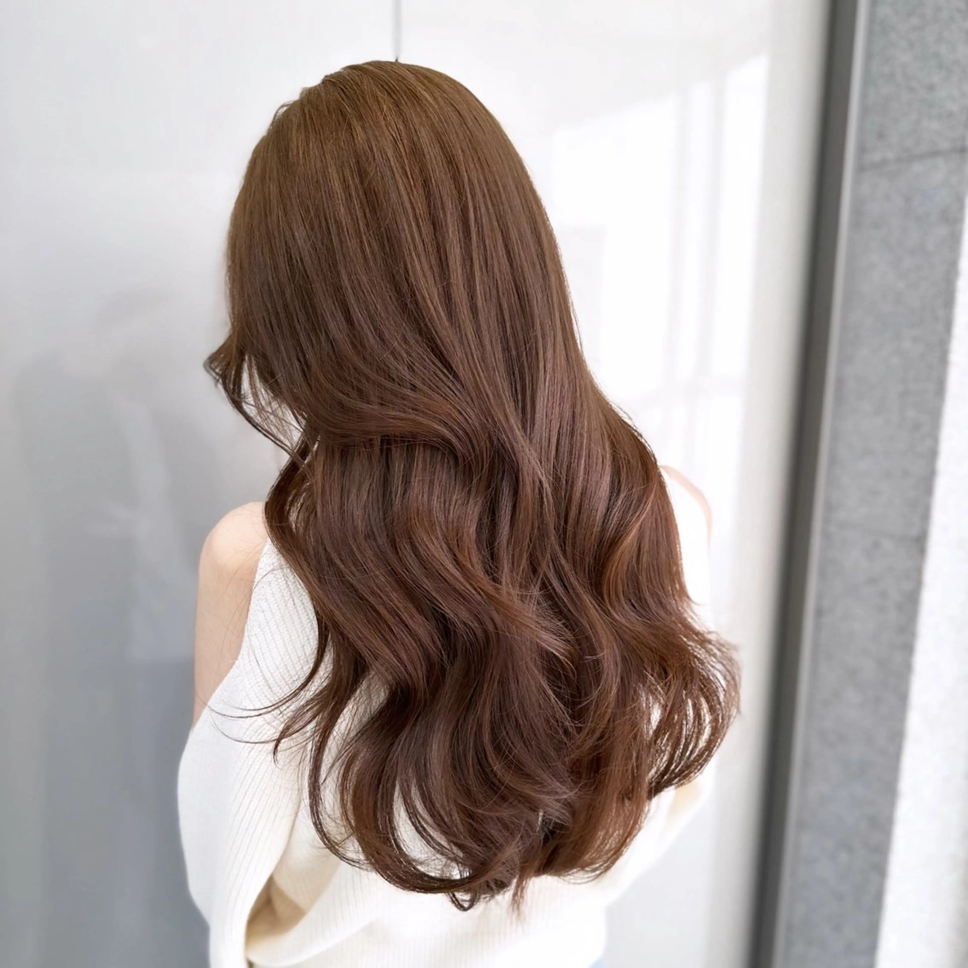 🌿ブリーチしたくない方🌿デザインカット✂️➕ブリーチなしダブルカラー🪞の写真