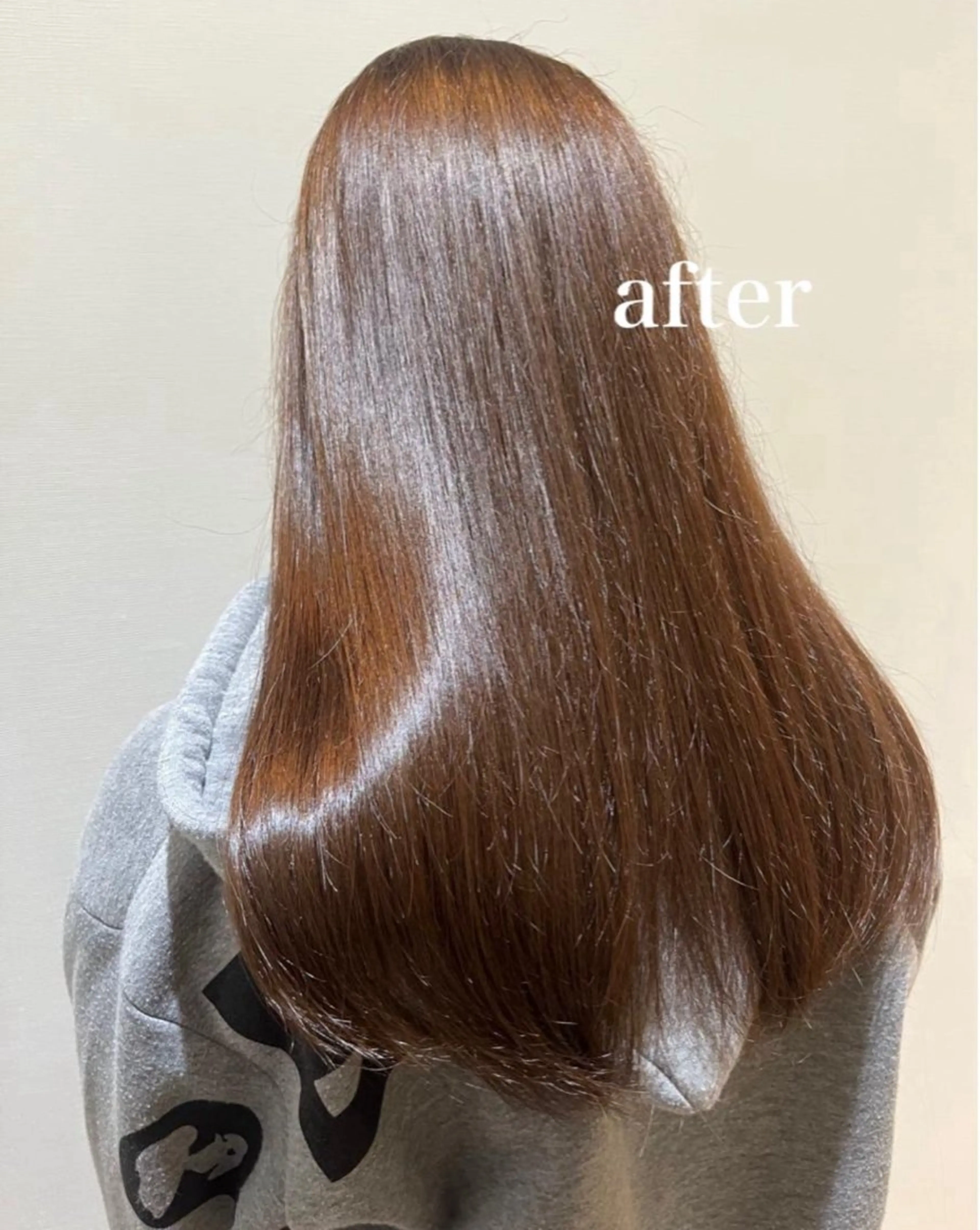 ロング 髪質改善 縮毛矯正 縮毛矯正 暖色カラー/ダブル カラー/名古屋/辻のヘアスタイル