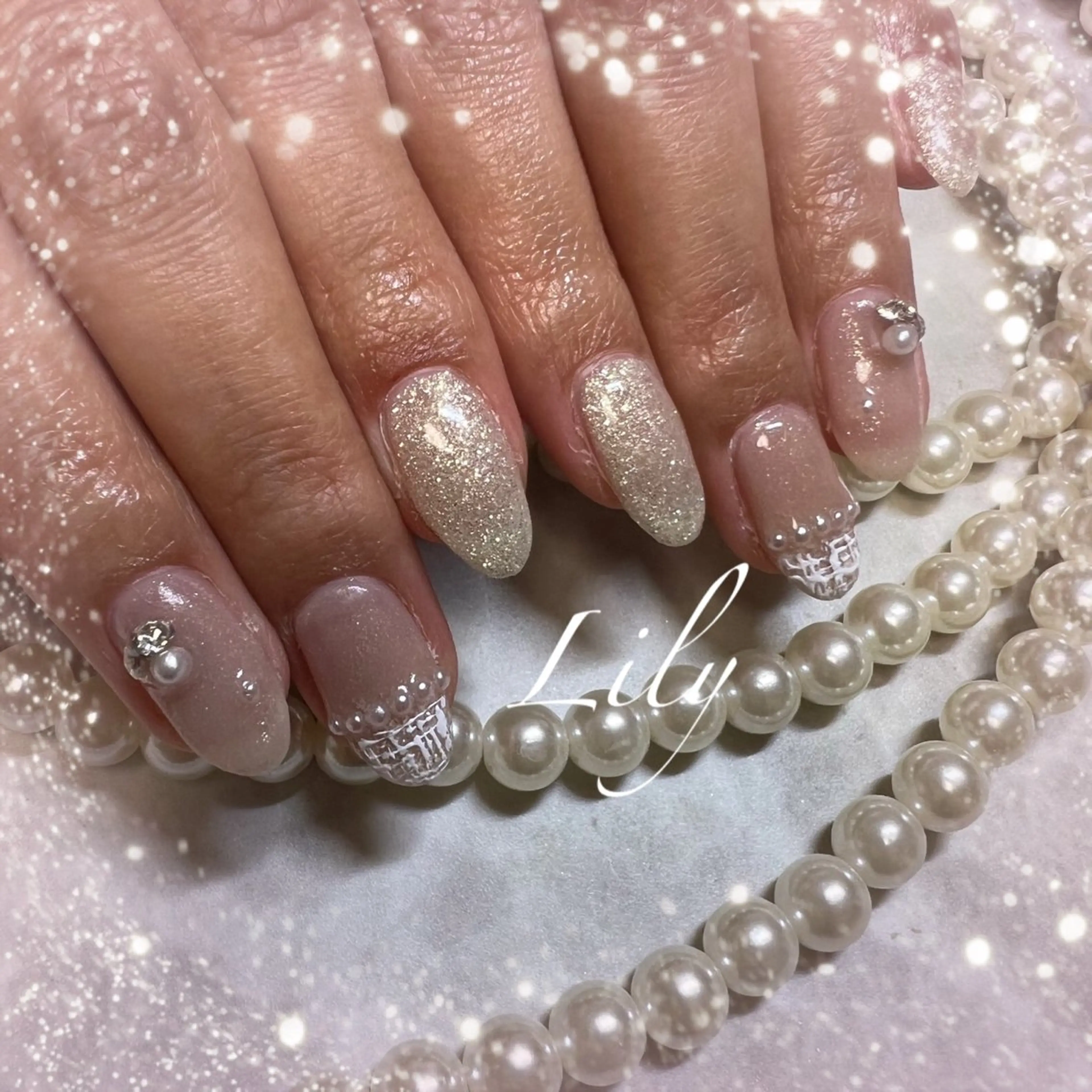 ネイル ハンドネイル Lily*nail 🌻Mii🌻のネイルデザイン