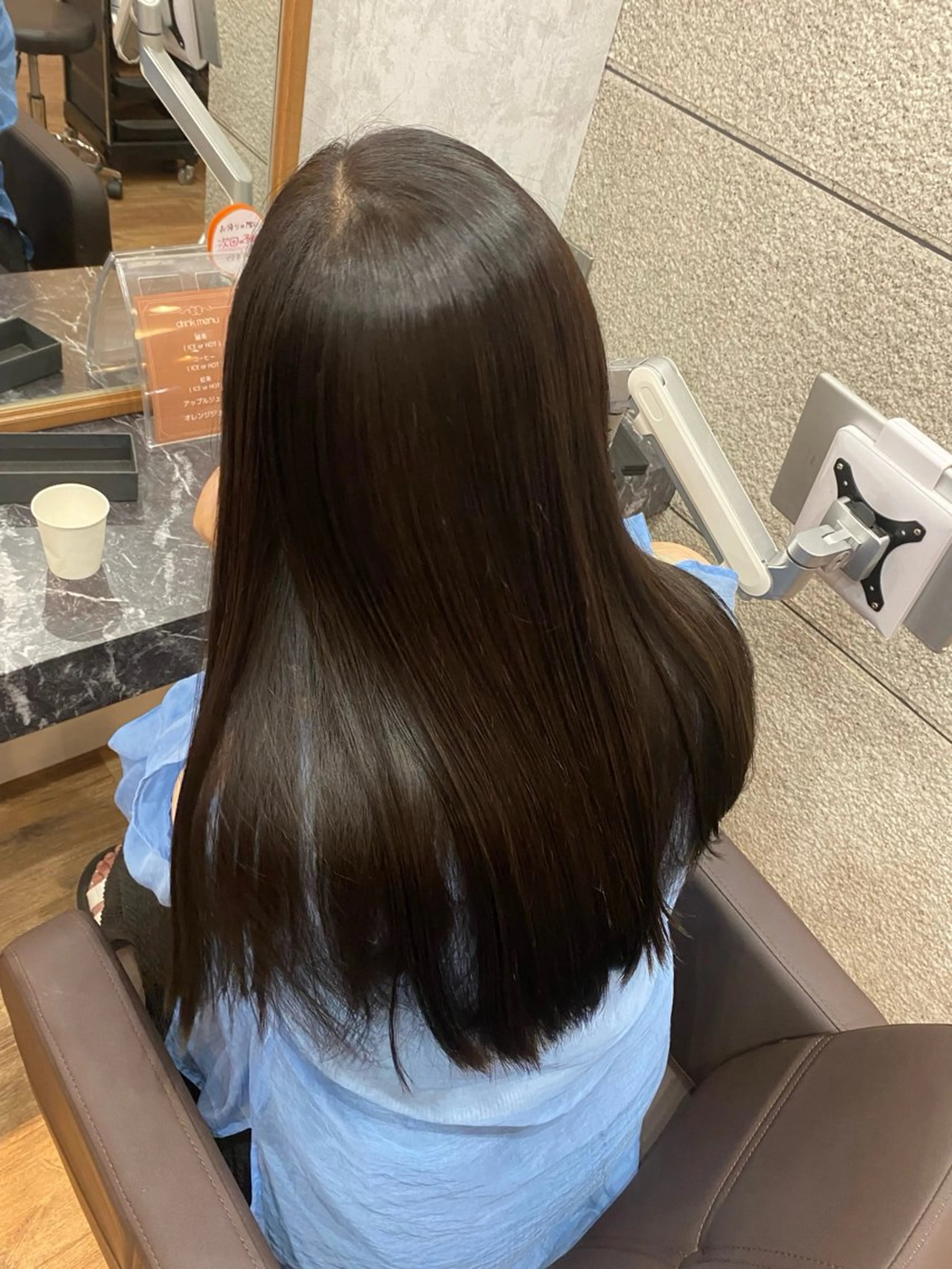 ロング カラー トリートメント 西田辺/ タカスナオヤのヘアスタイル