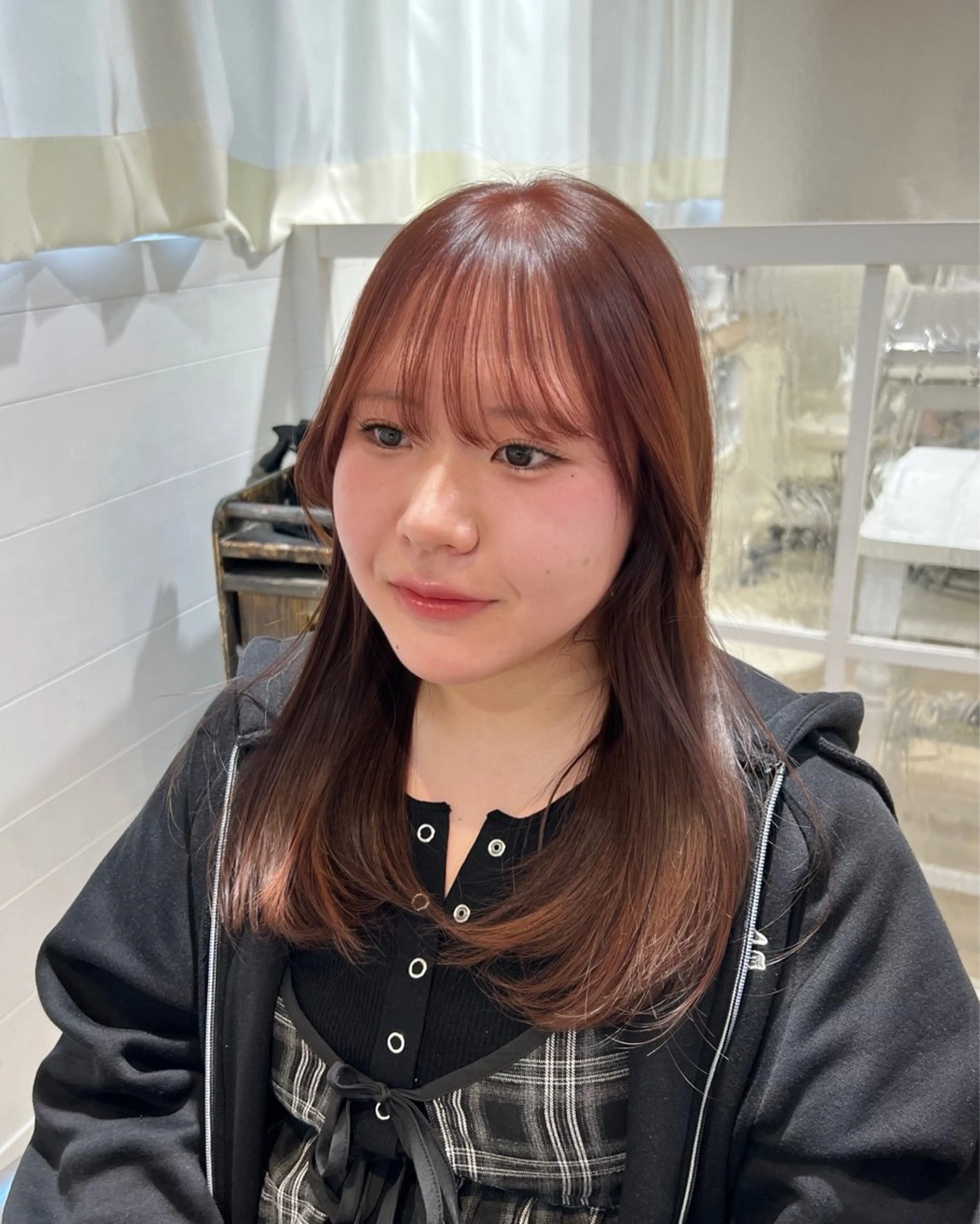 ロング カラー ブラウンカラー ヘアカラー モデル募集 セイノチヒロのヘアスタイル