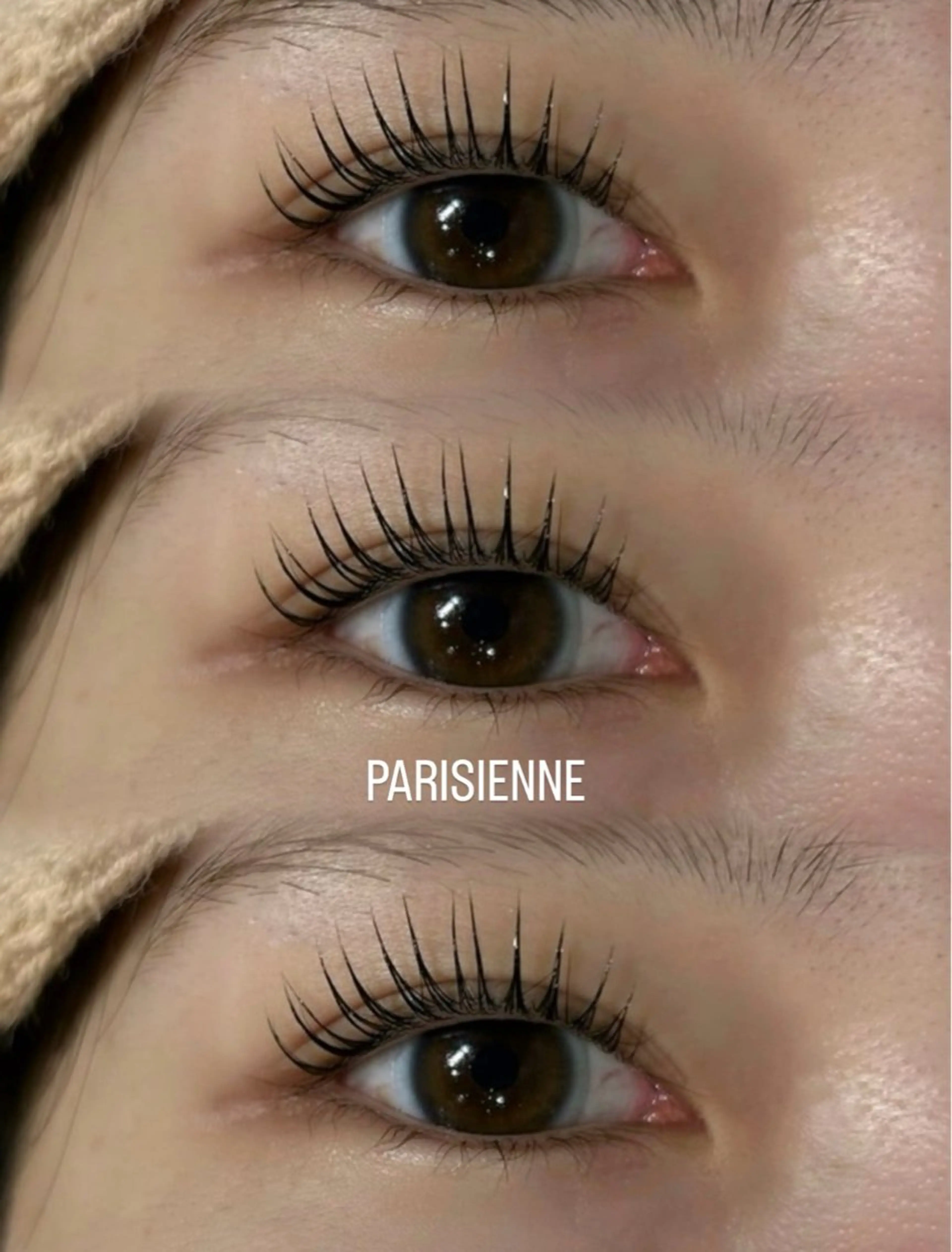 マツエク・マツパ パリジェンヌラッシュリフト 福岡 芽依のマツエク・マツパデザイン