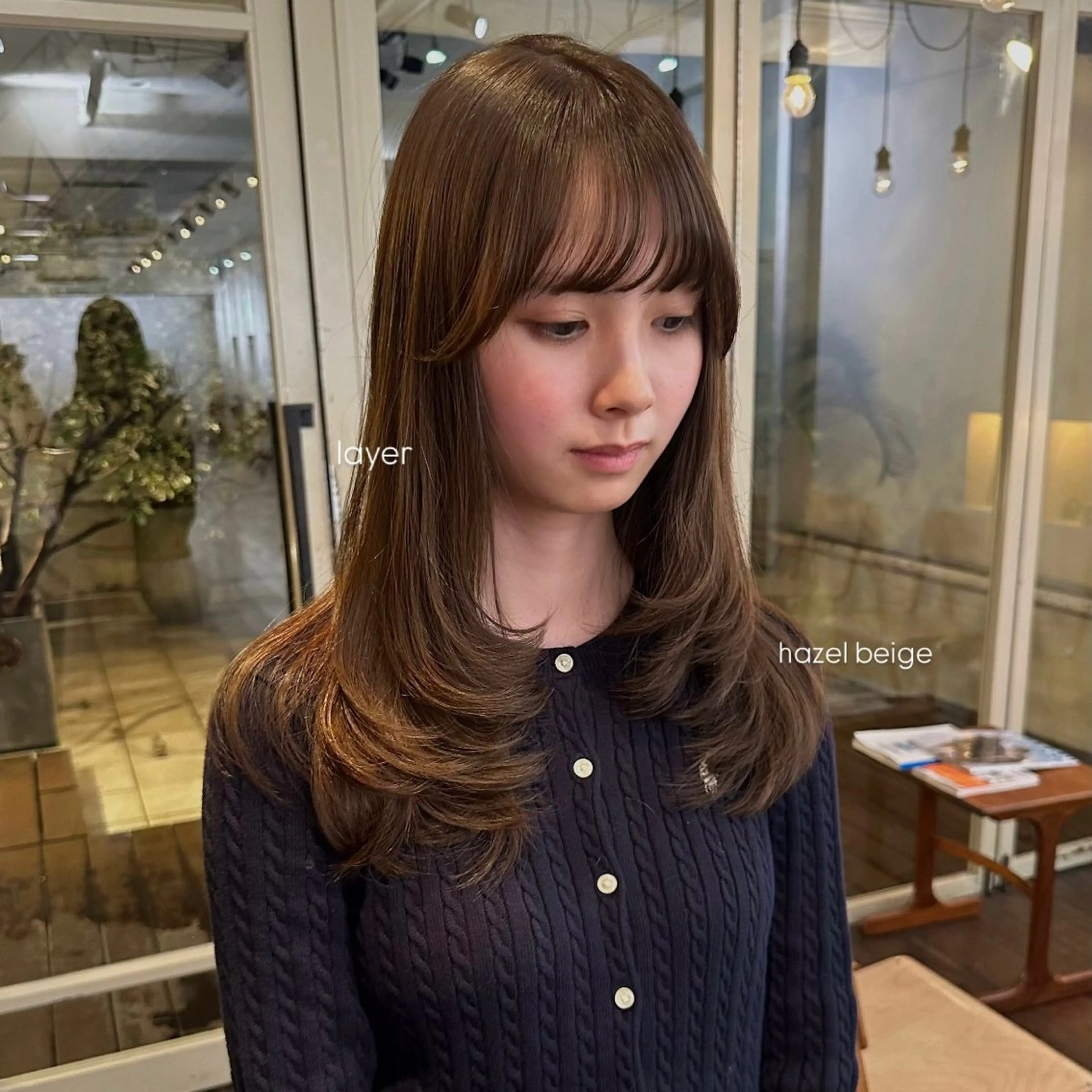 ロング レイヤーカット misaki morimoto🌱のヘアスタイル