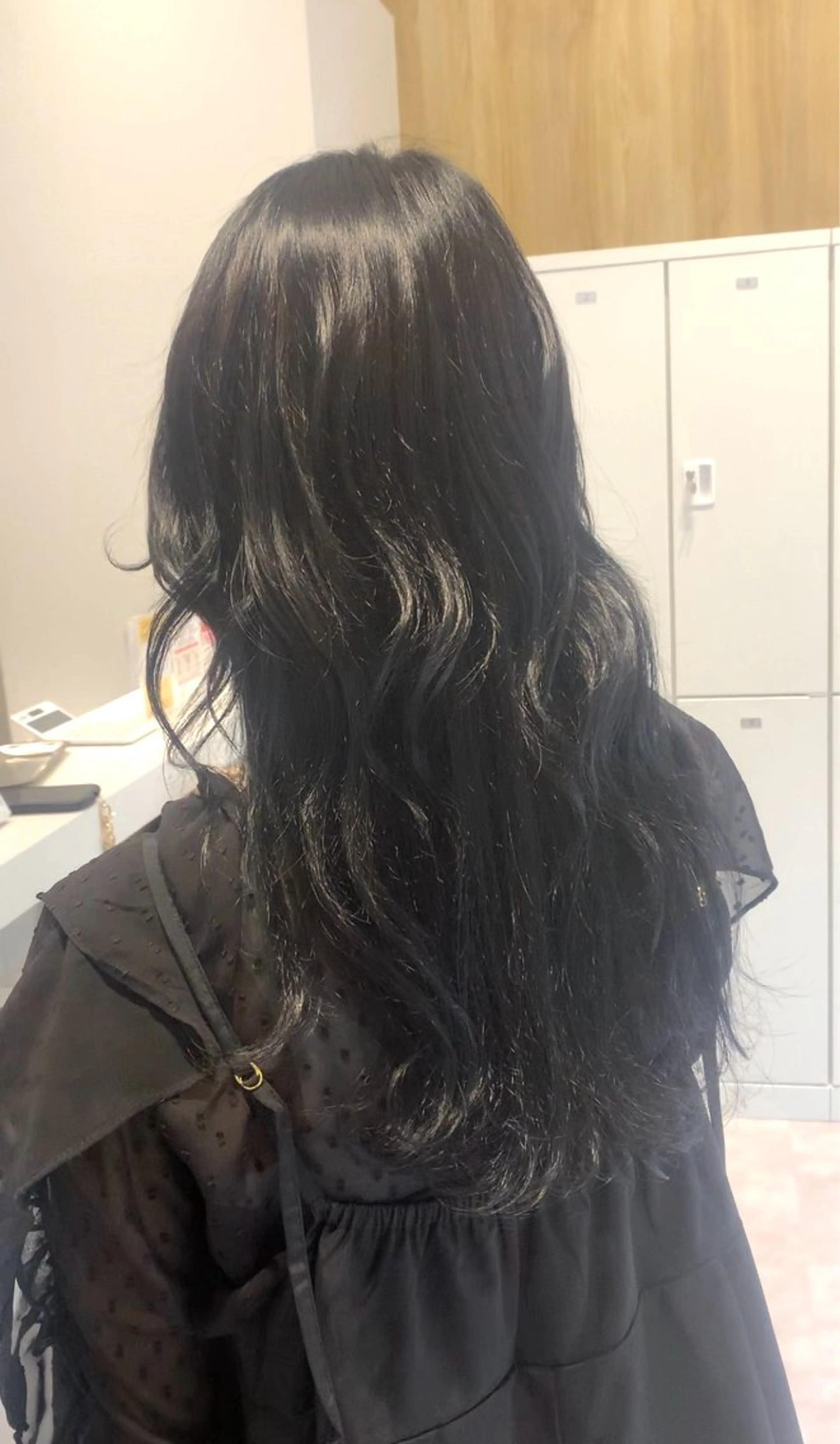 セミロング カラー アッシュ グレージュ 癖毛改善縮毛矯正 /中山なかやまのヘアスタイル