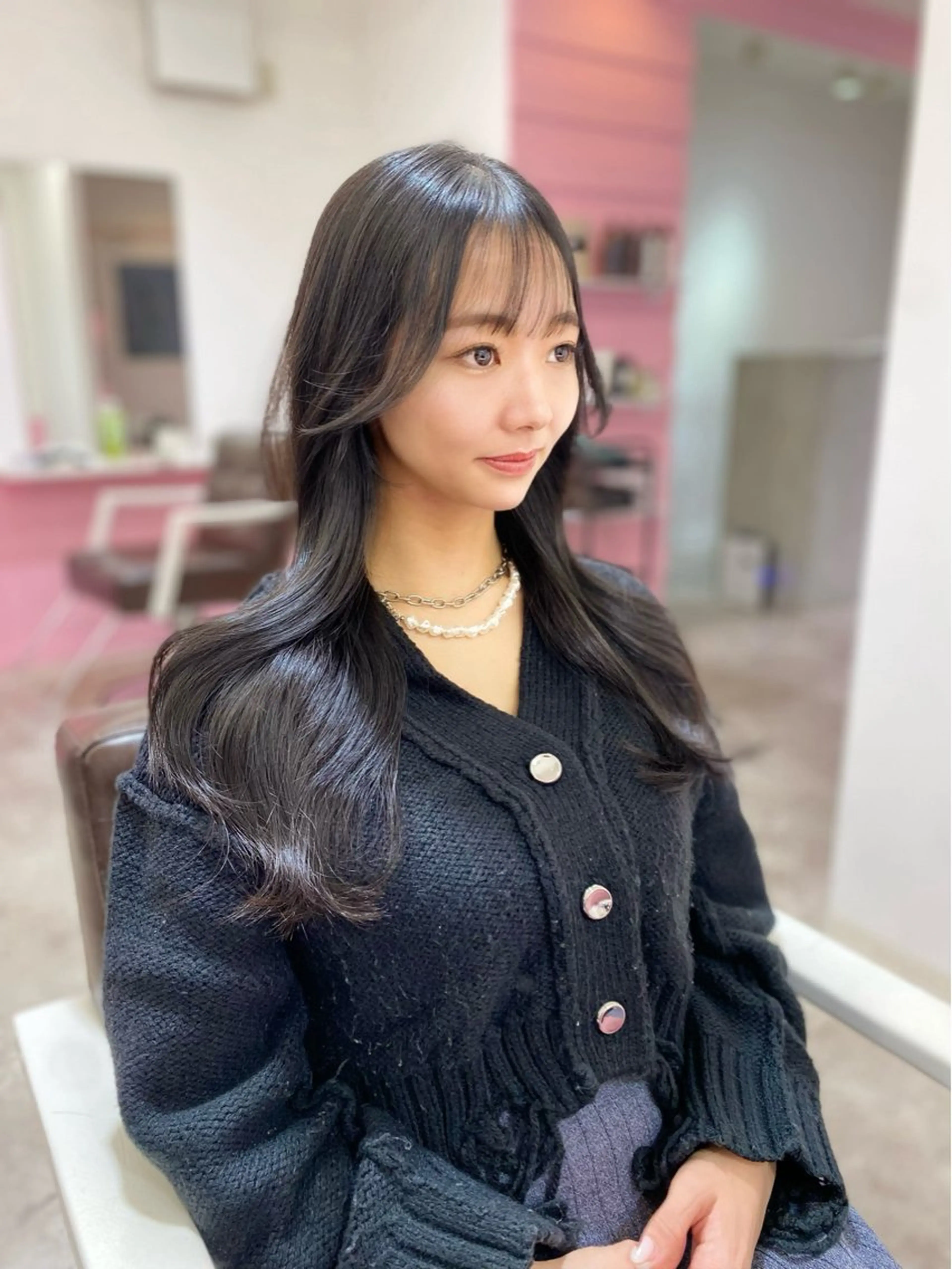 ロング 髪質改善韓国レイヤー SHIORI🦋のヘアスタイル