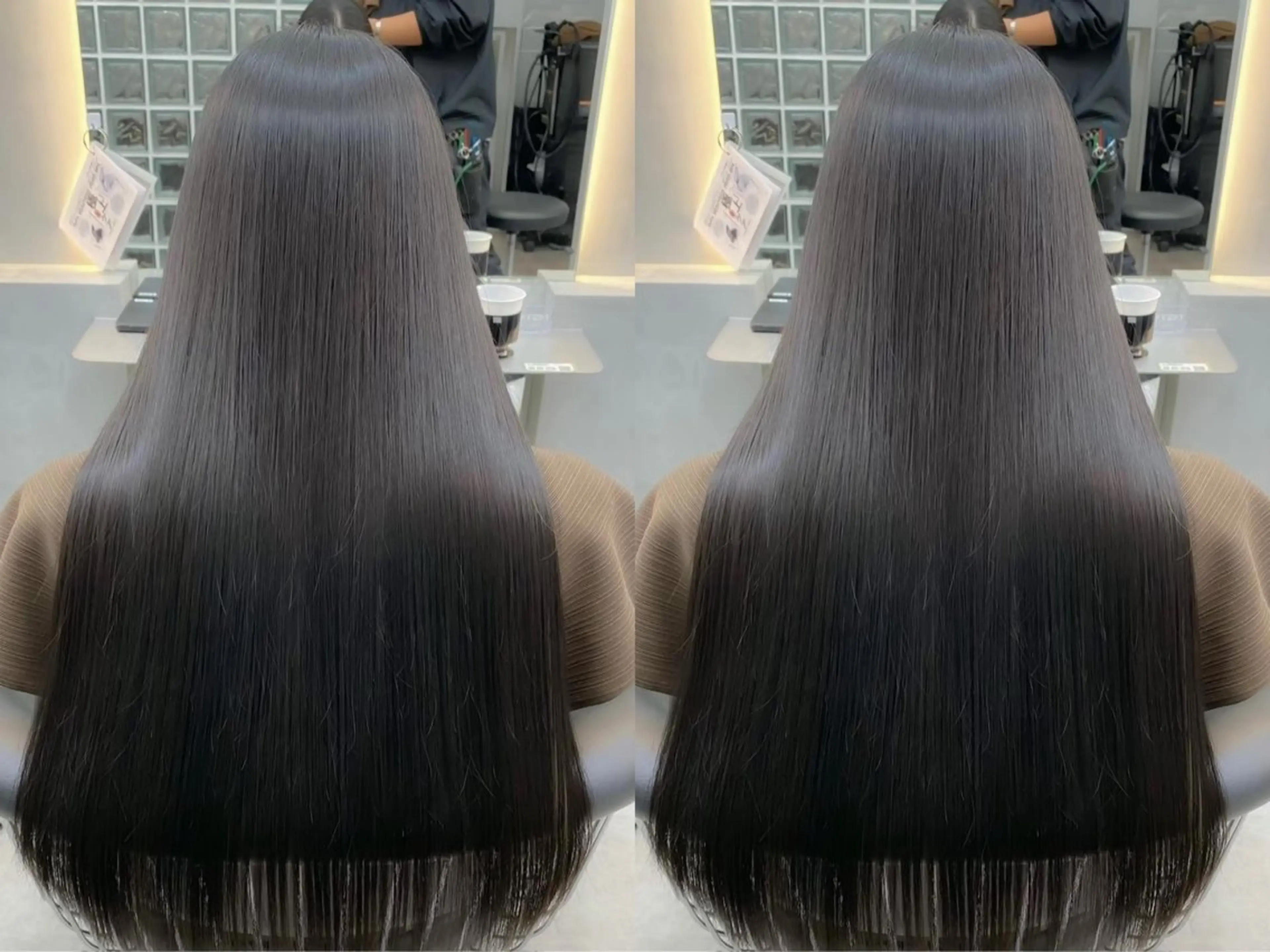 【❤️‍🔥縮毛矯正＋3ステップトリートメント（超音波アイロン付）】の写真