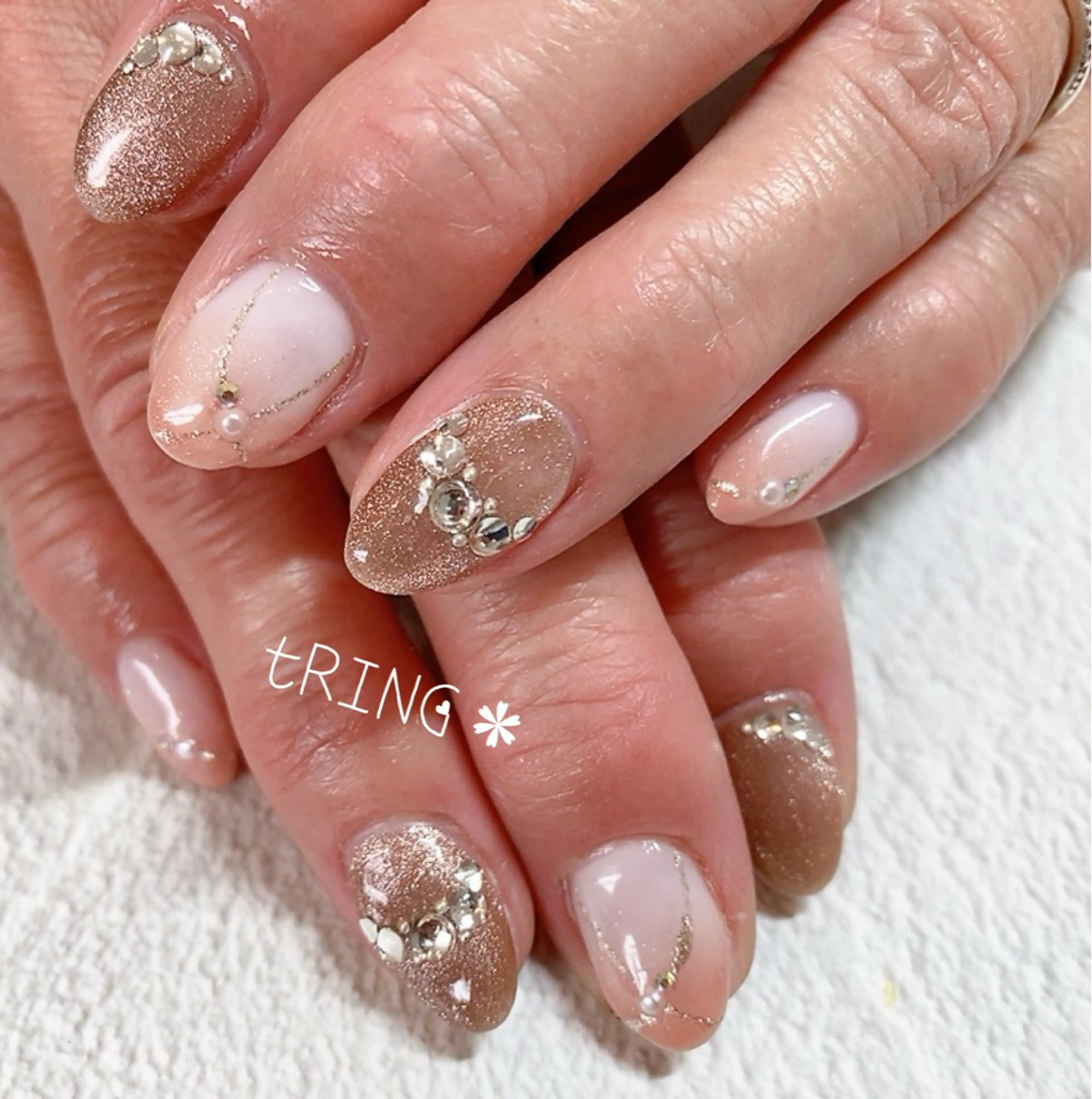 ネイル ハンドネイル tRING* しいの木台のネイルデザイン