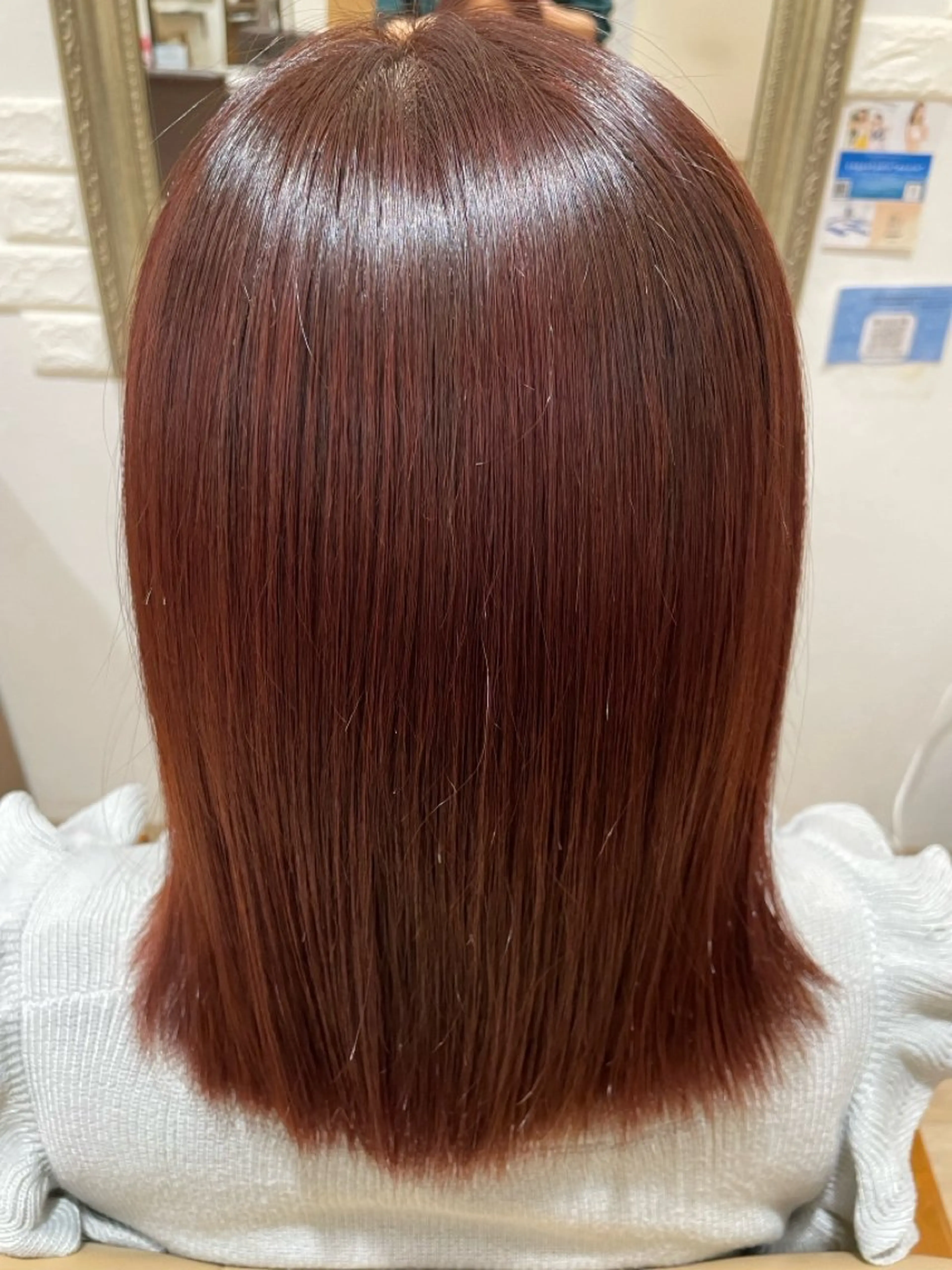 ミディアム 【本陣】カット モデル/朝岡 慧のヘアスタイル