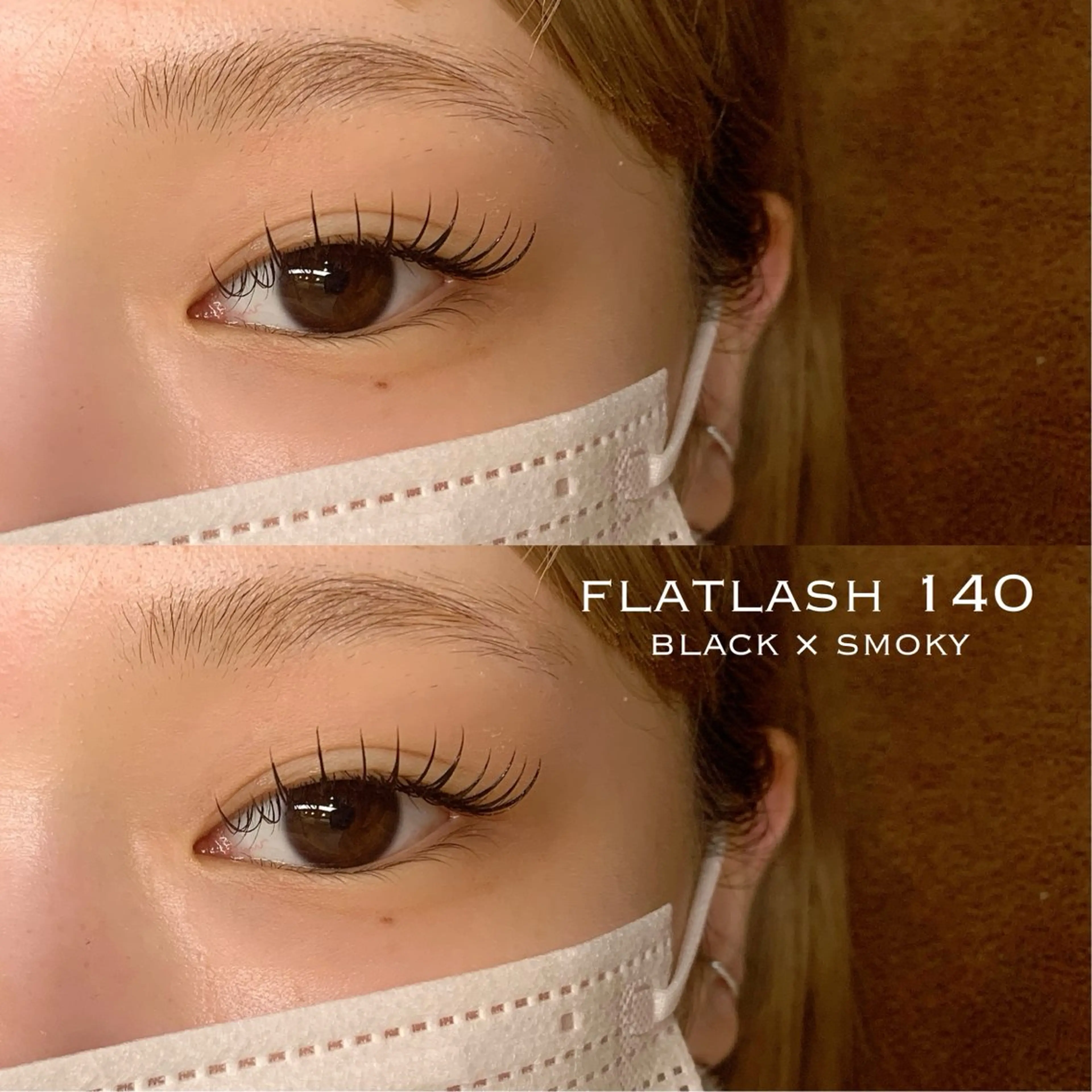 マツエク・マツパ 束感まつ毛 フラットラッシュ EYELA甲府昭和 hiraiのマツエク・マツパデザイン