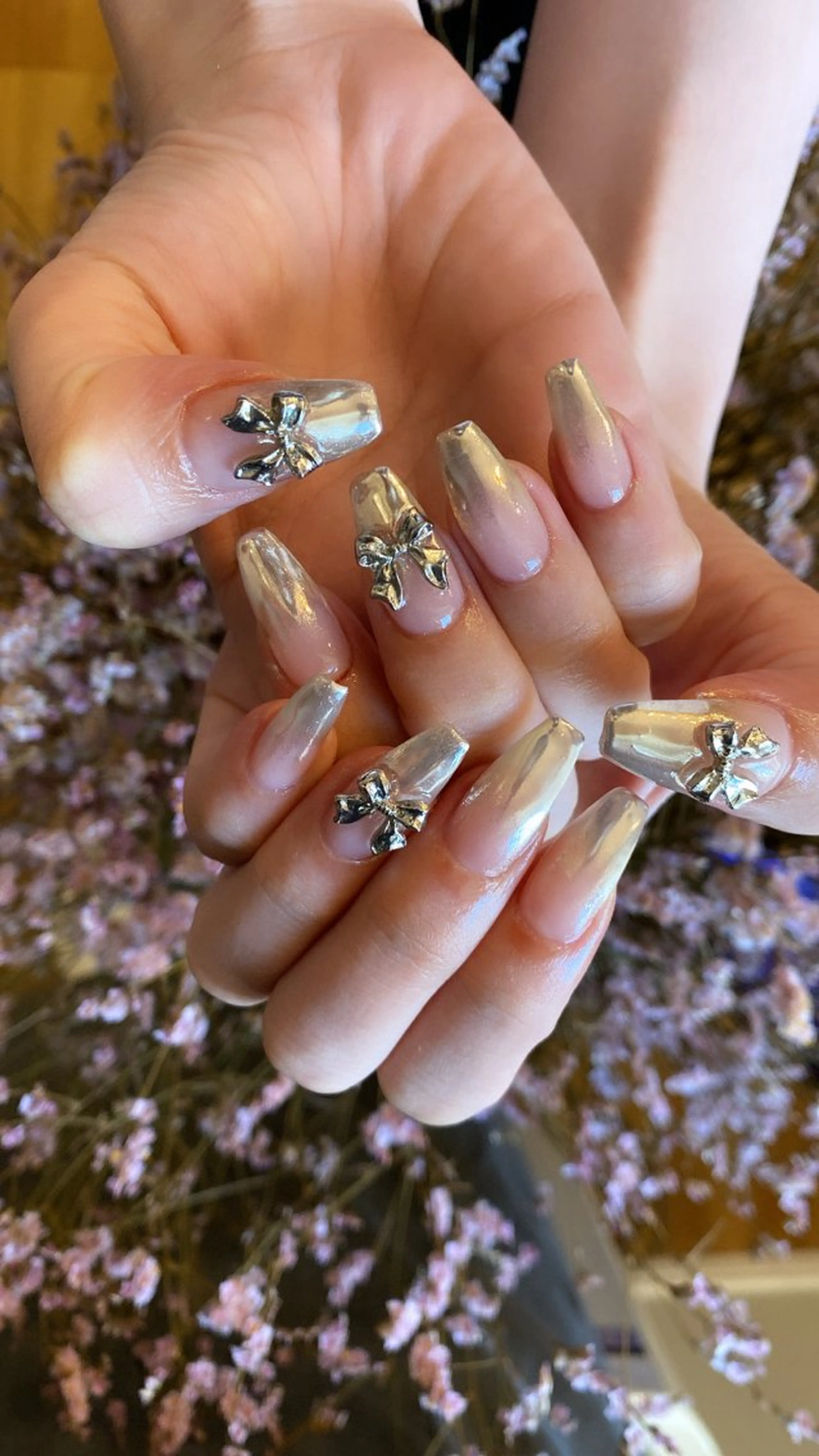 ネイル ハンドネイル crystal ⭐︎ colorのネイルデザイン