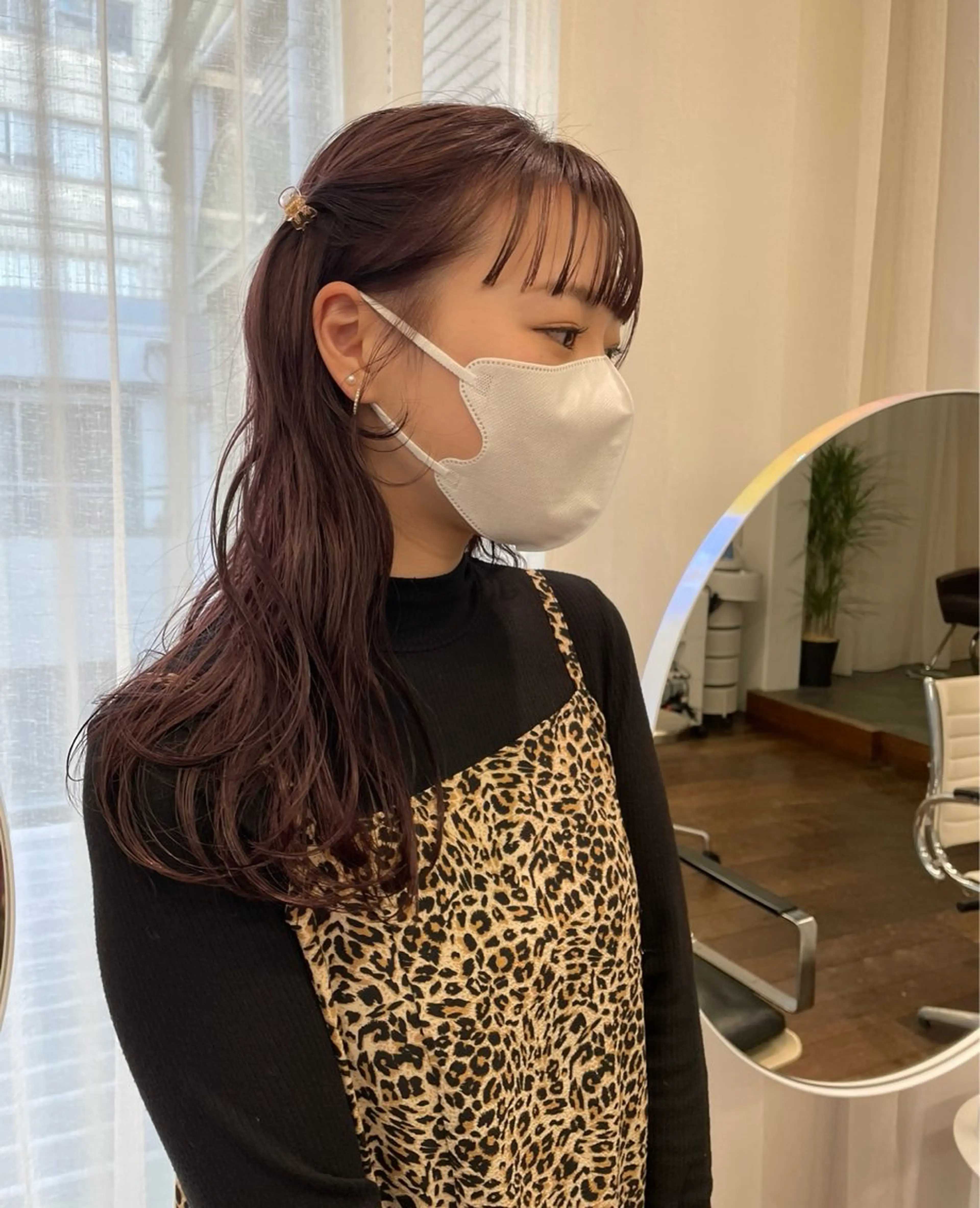 ロング カラー ブリーチ ブラウンカラー ダブルカラー ブリーチなしカラー カット ヘアカラー トリートメント レイヤーカット🎀 kanaのヘアスタイル