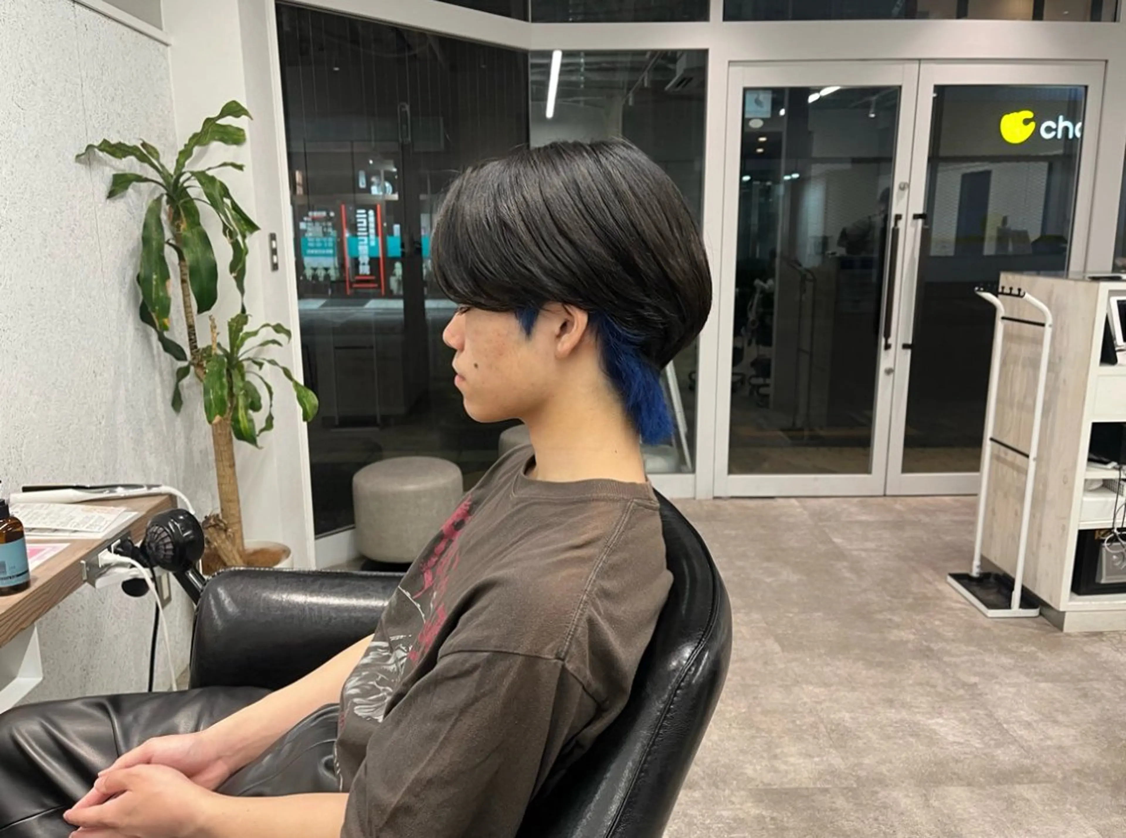 ショート カラー メンズ ブルーカラー 🍓艶髪/艶カラー しんたに🌈のヘアスタイル