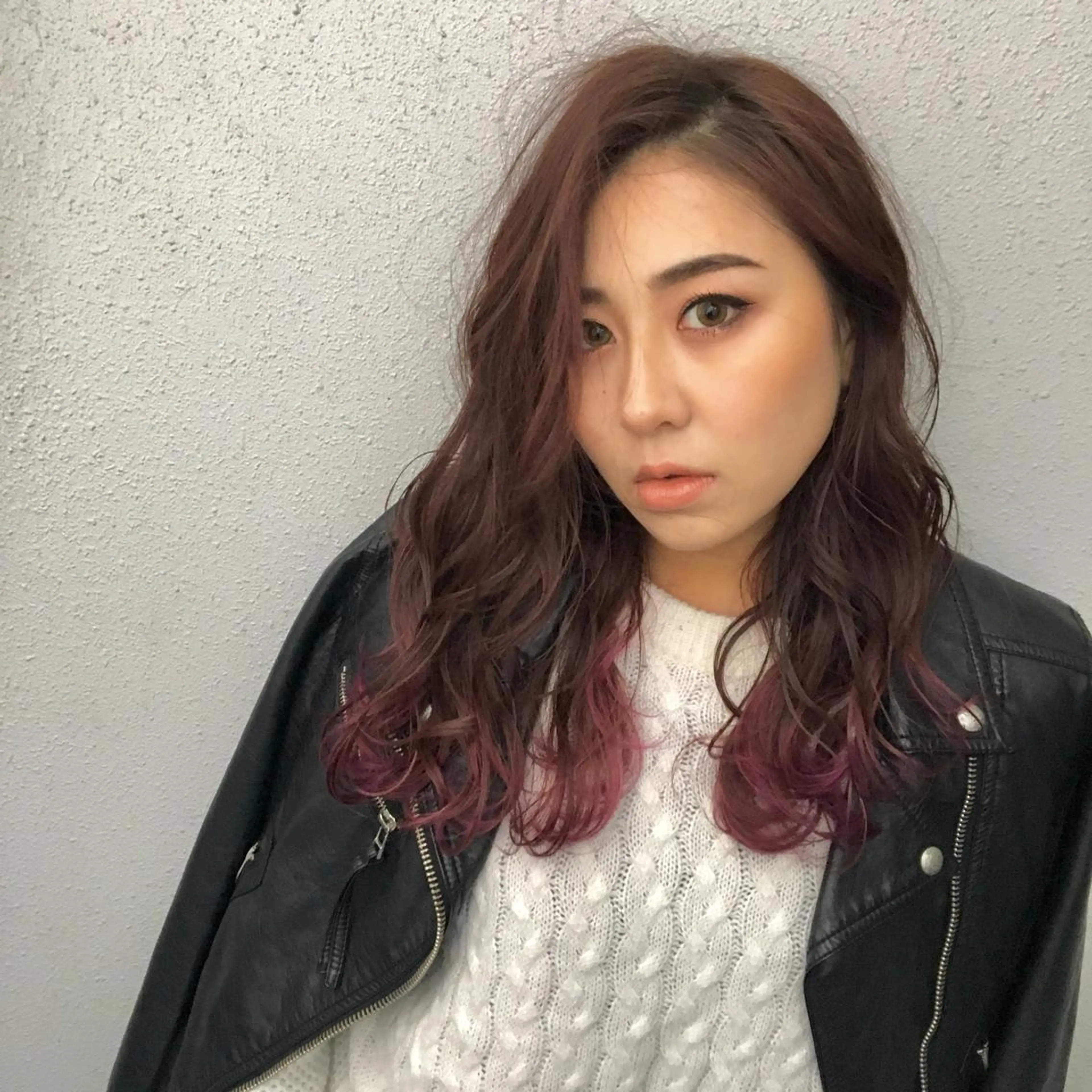 カラー 天野 利咲のヘアスタイル