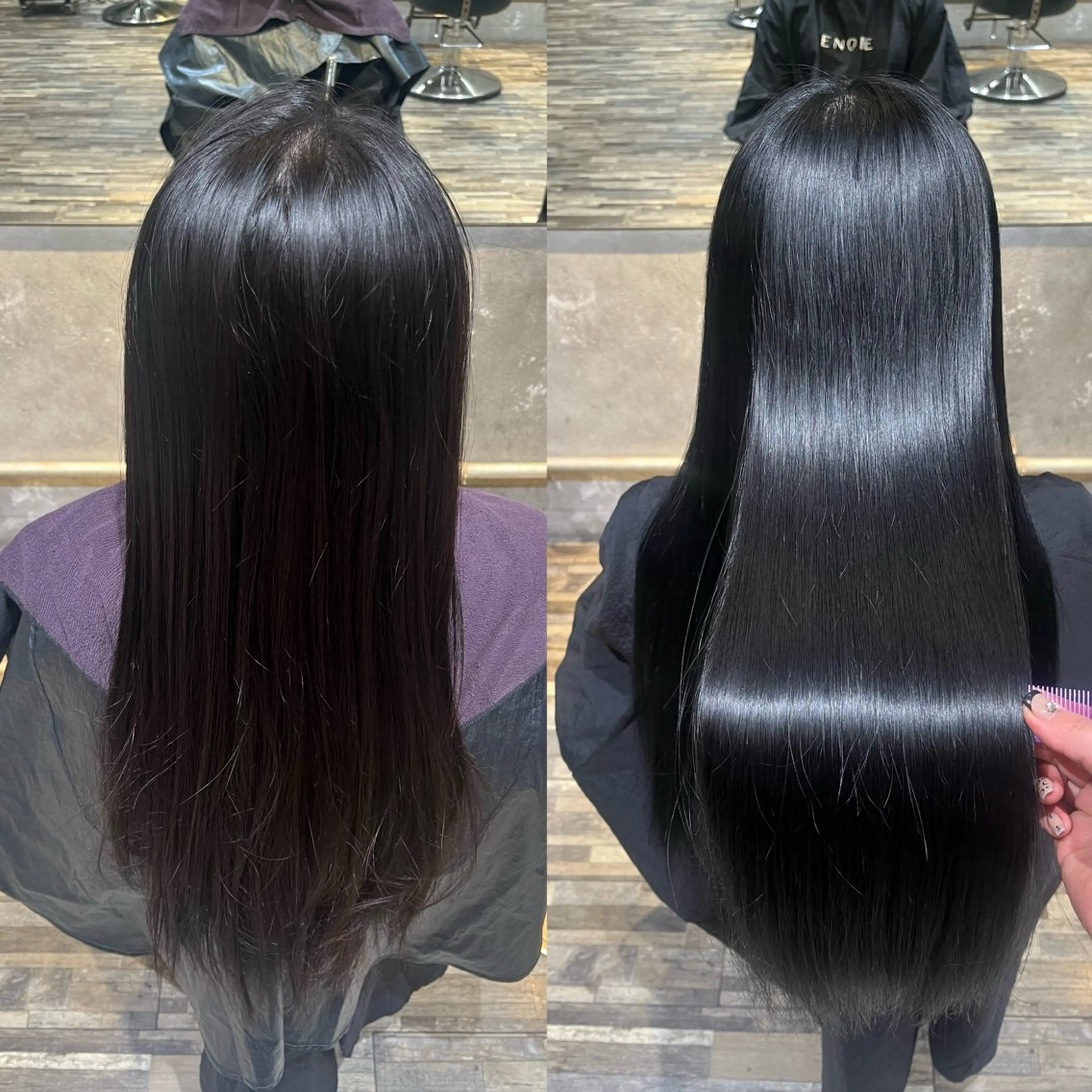カラー 髪質改善 縮毛矯正 🦋Lond🦋 manakaのヘアスタイル