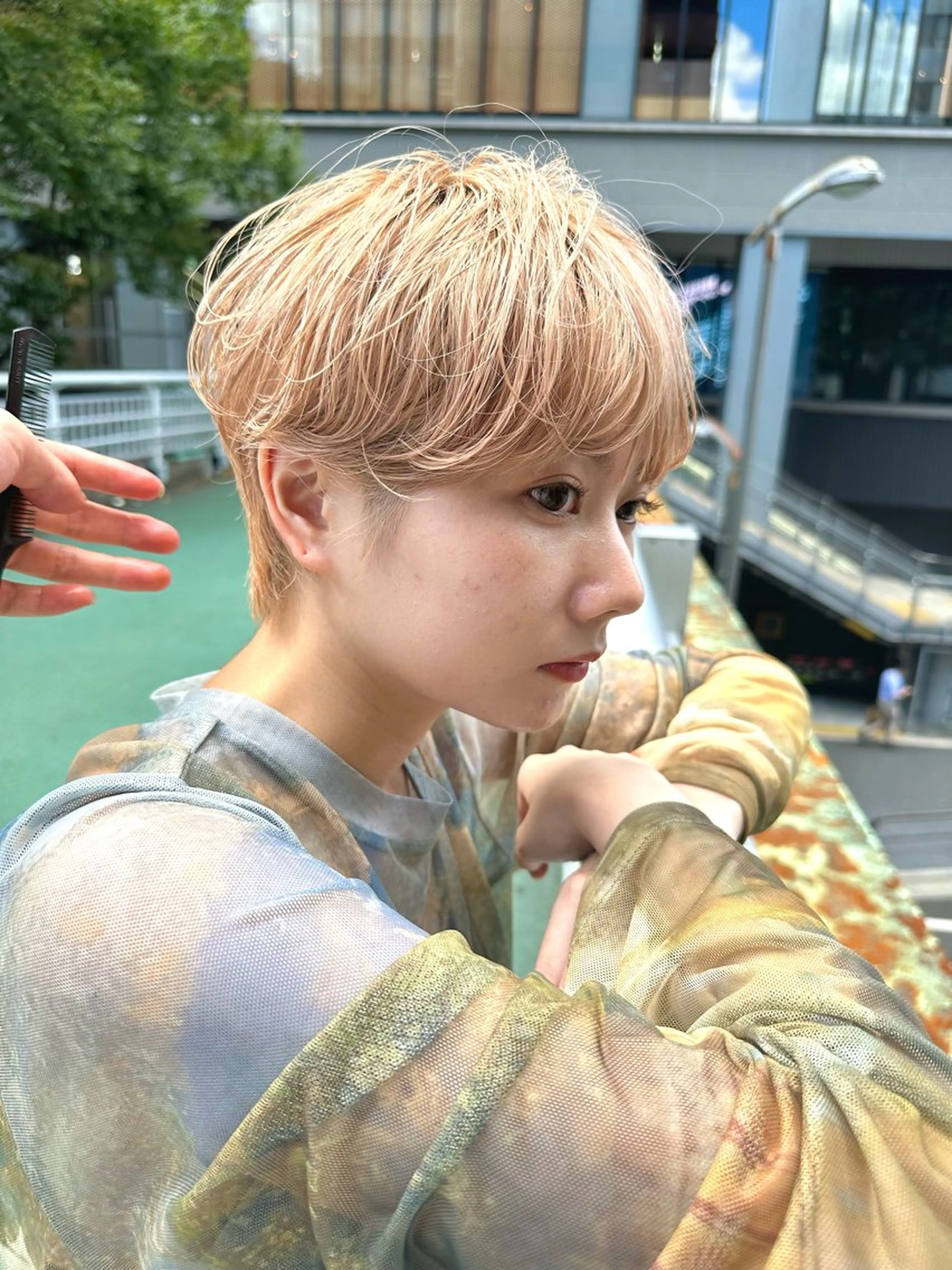 ショート カット ヘアカラー 骨格診断で絶対可愛い ✨丸みショート✨凌弥のヘアスタイル