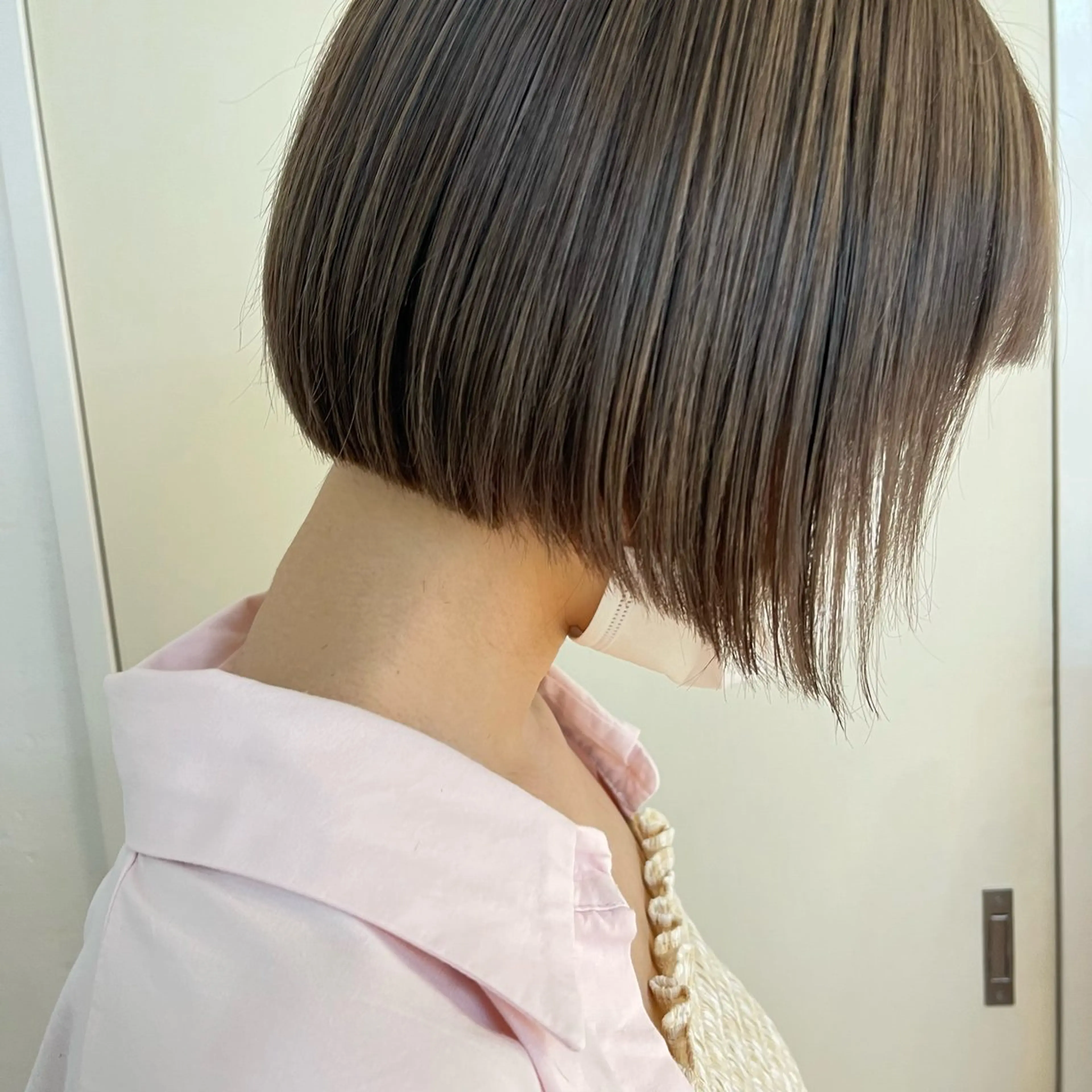 ショート カラー マンツーマン施術🫧 なつのヘアスタイル