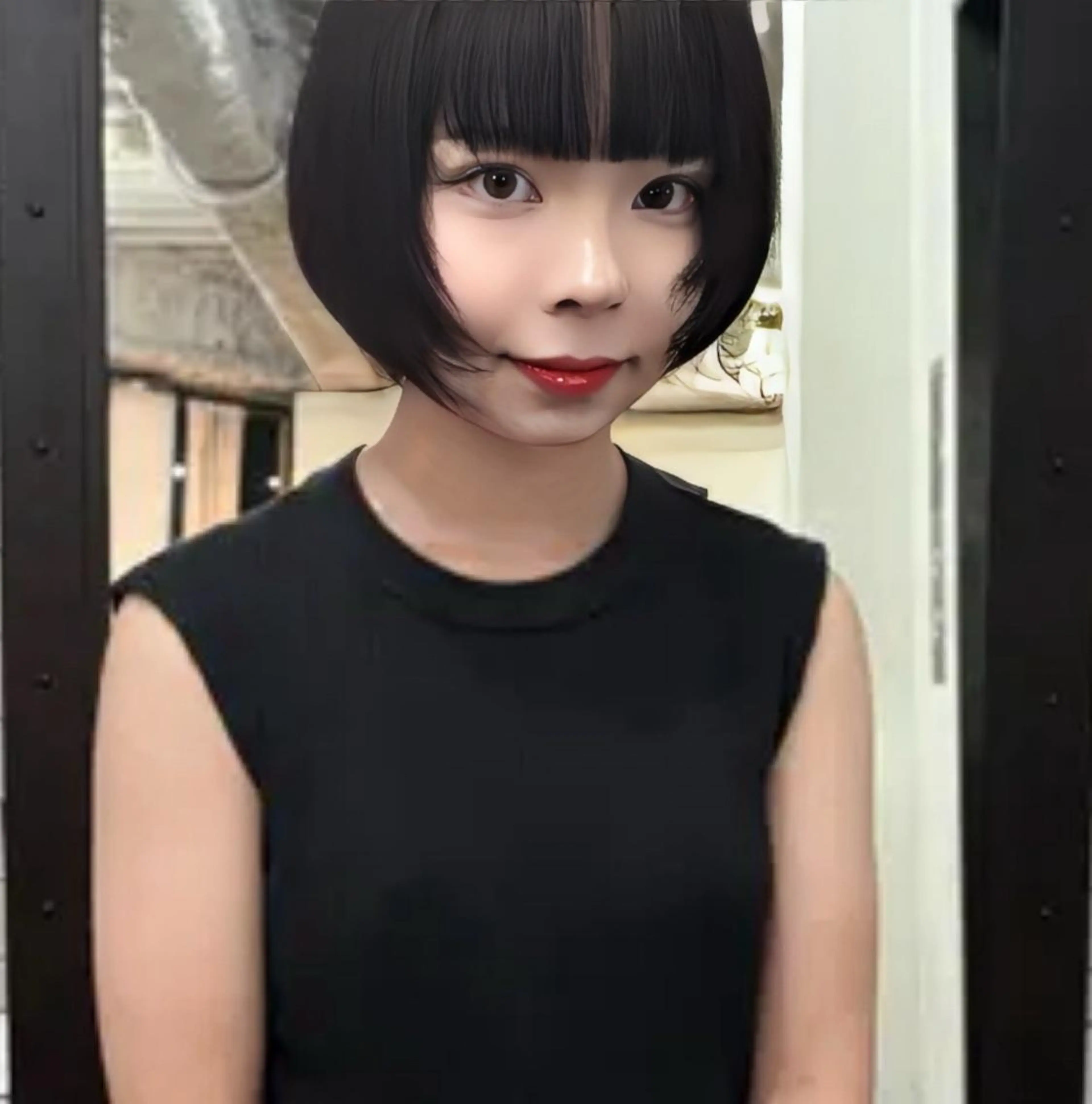 ショート カラー カラーモデル　広島市 legareリン🧸のヘアスタイル