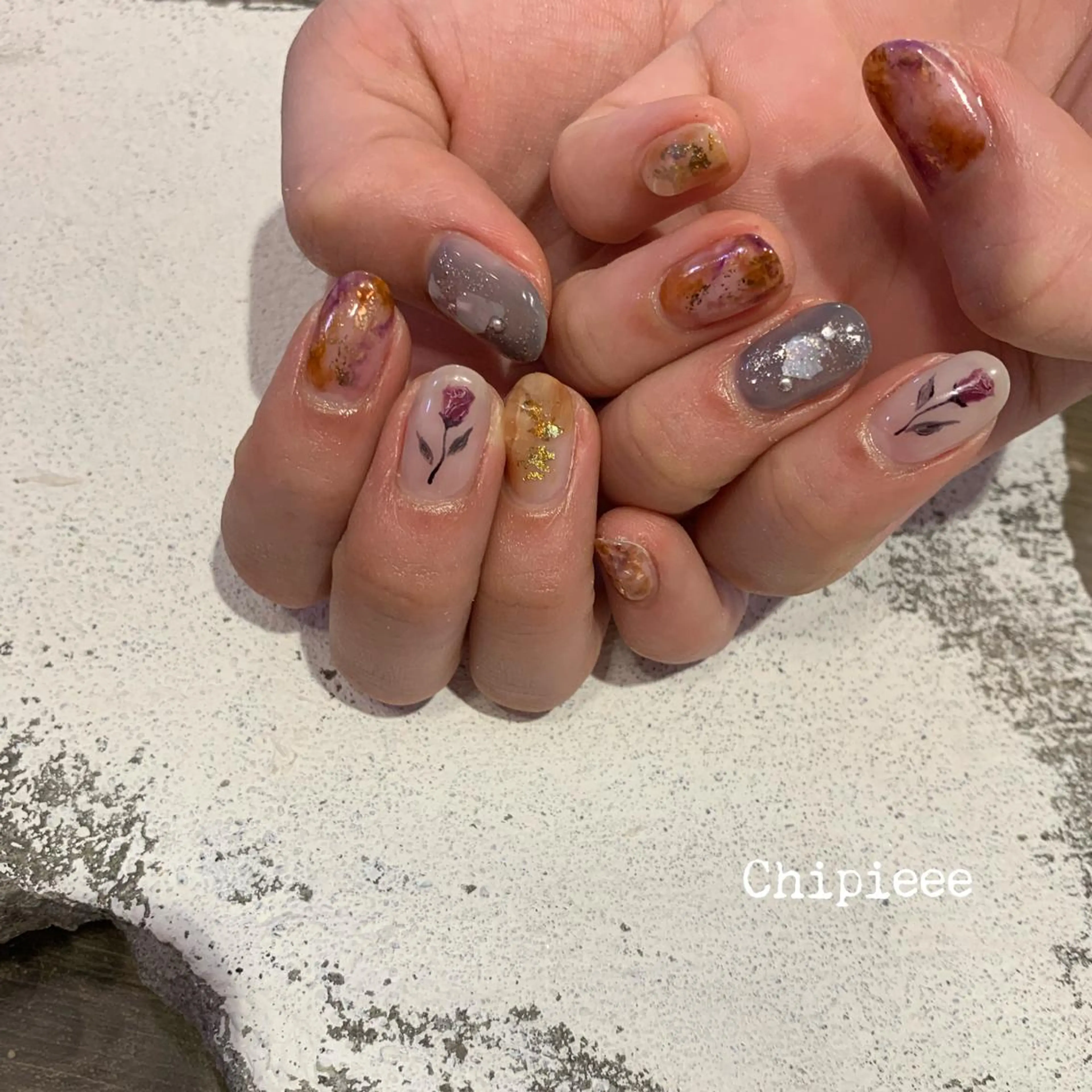 ネイル ハンドネイル ERI Nailistのネイルデザイン