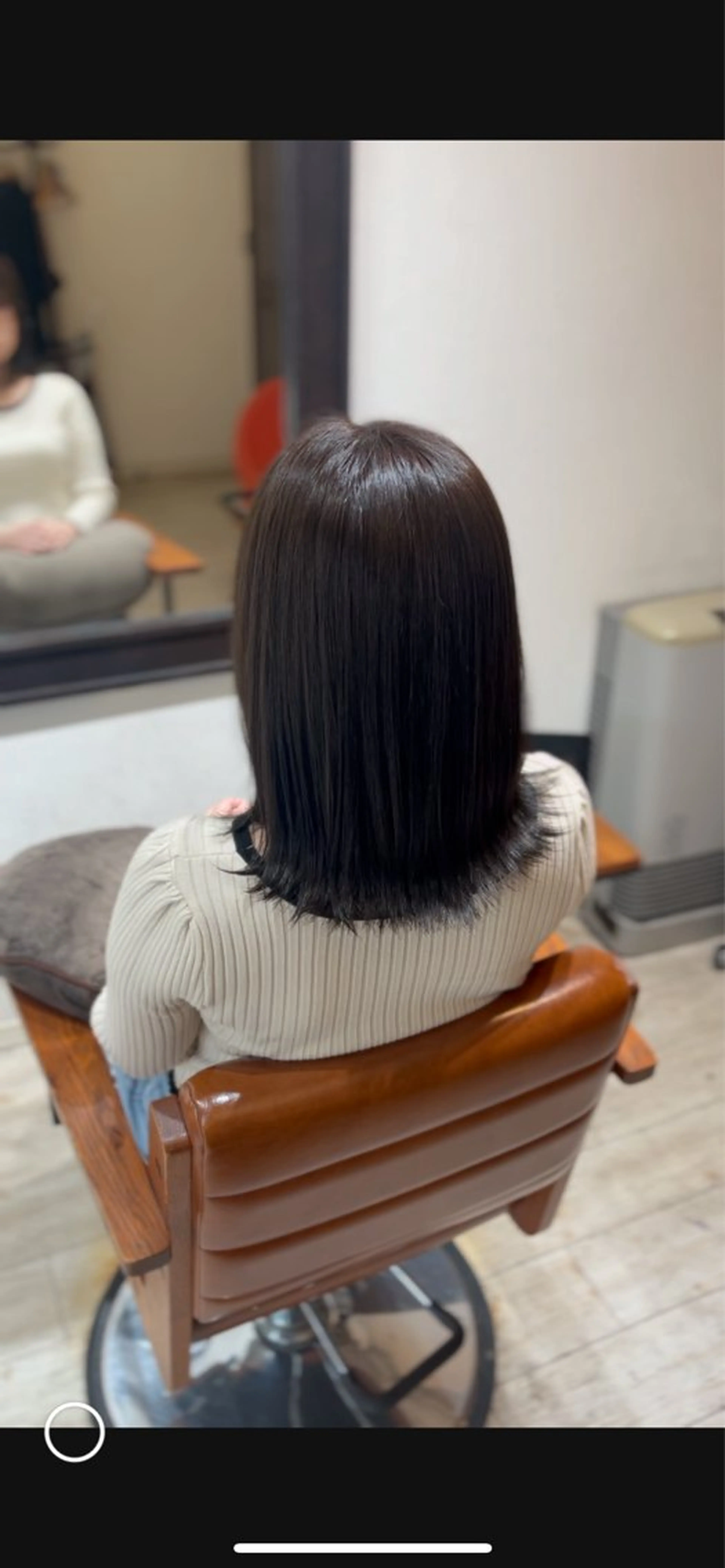 ミディアム カラー ヘアカラー トリートメント Orque duex misonoのヘアスタイル