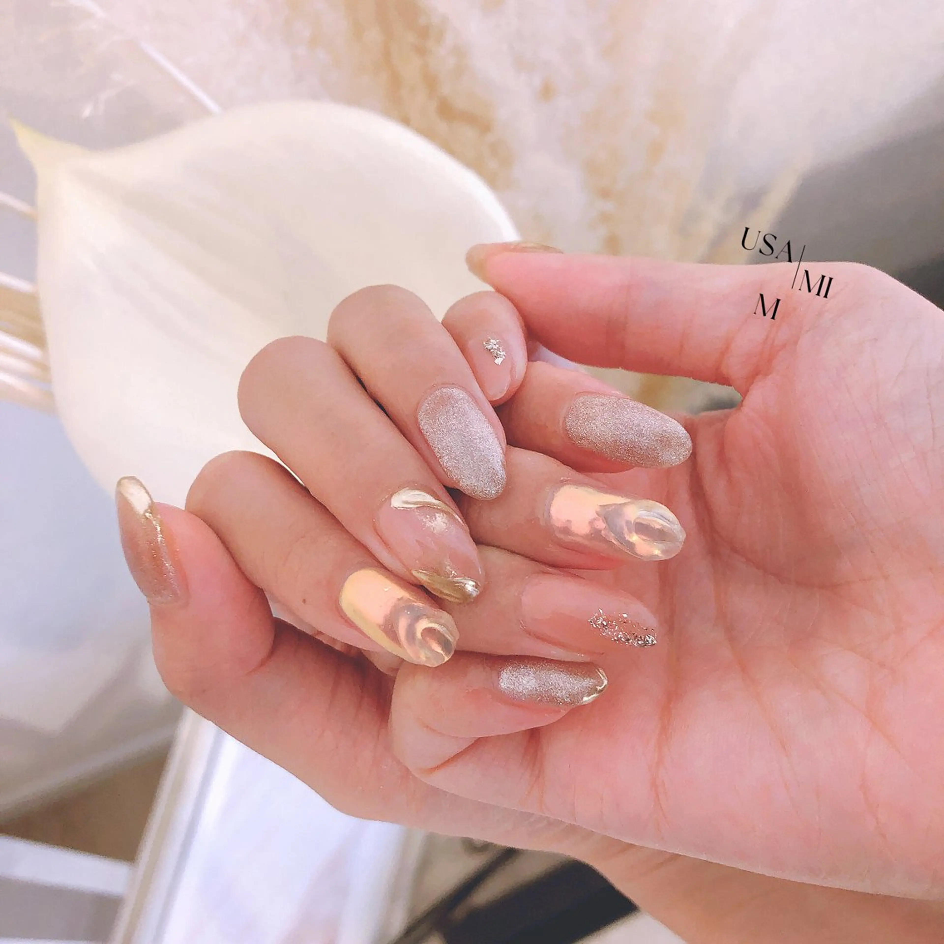 ネイル ハンドネイル USAMiMi 🐰💕のネイルデザイン