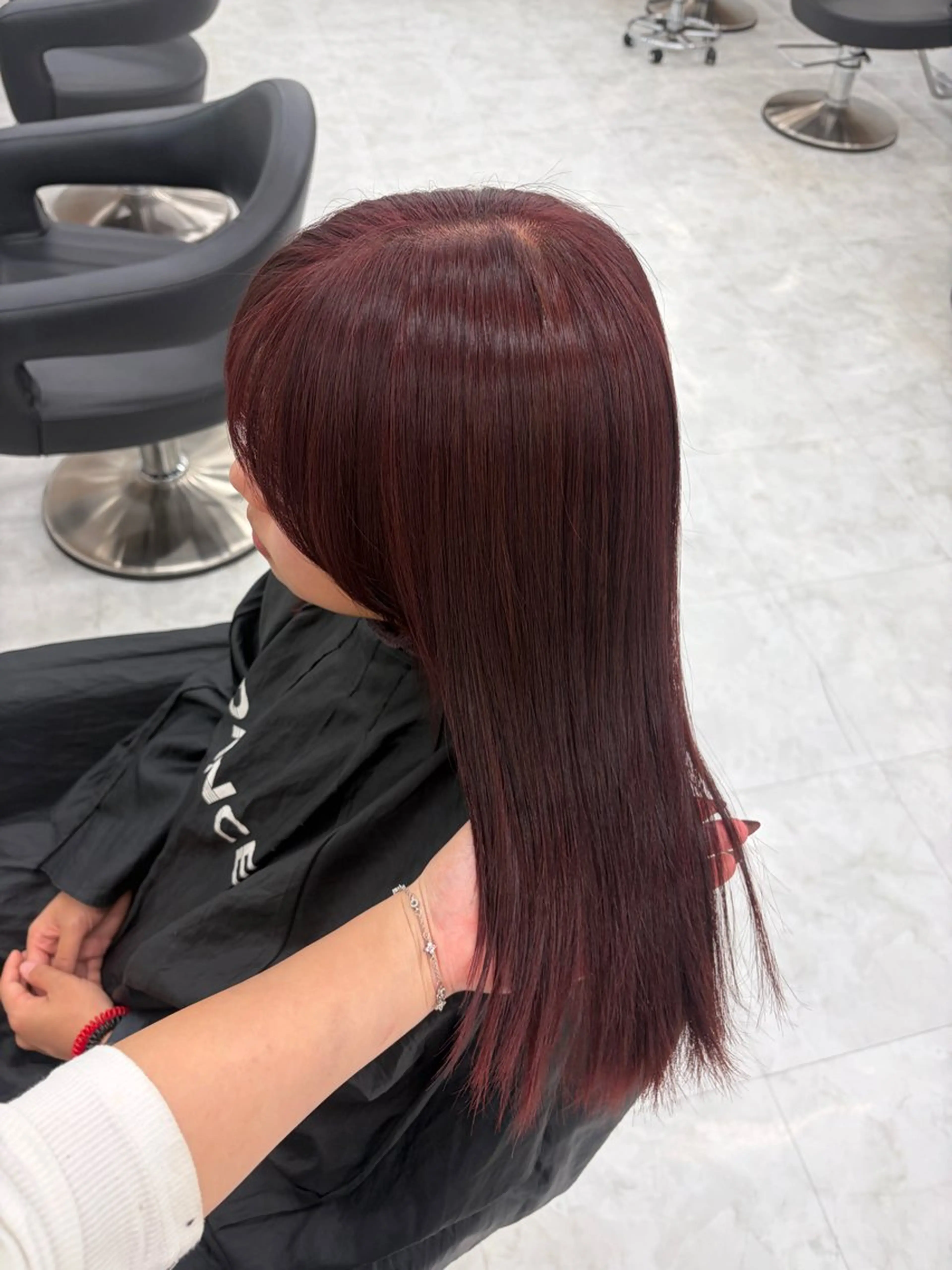 ロング カラー ヘアカラー トリートメント ヘアセット 透明感うる艶カラー 🤍MANAMIのヘアスタイル