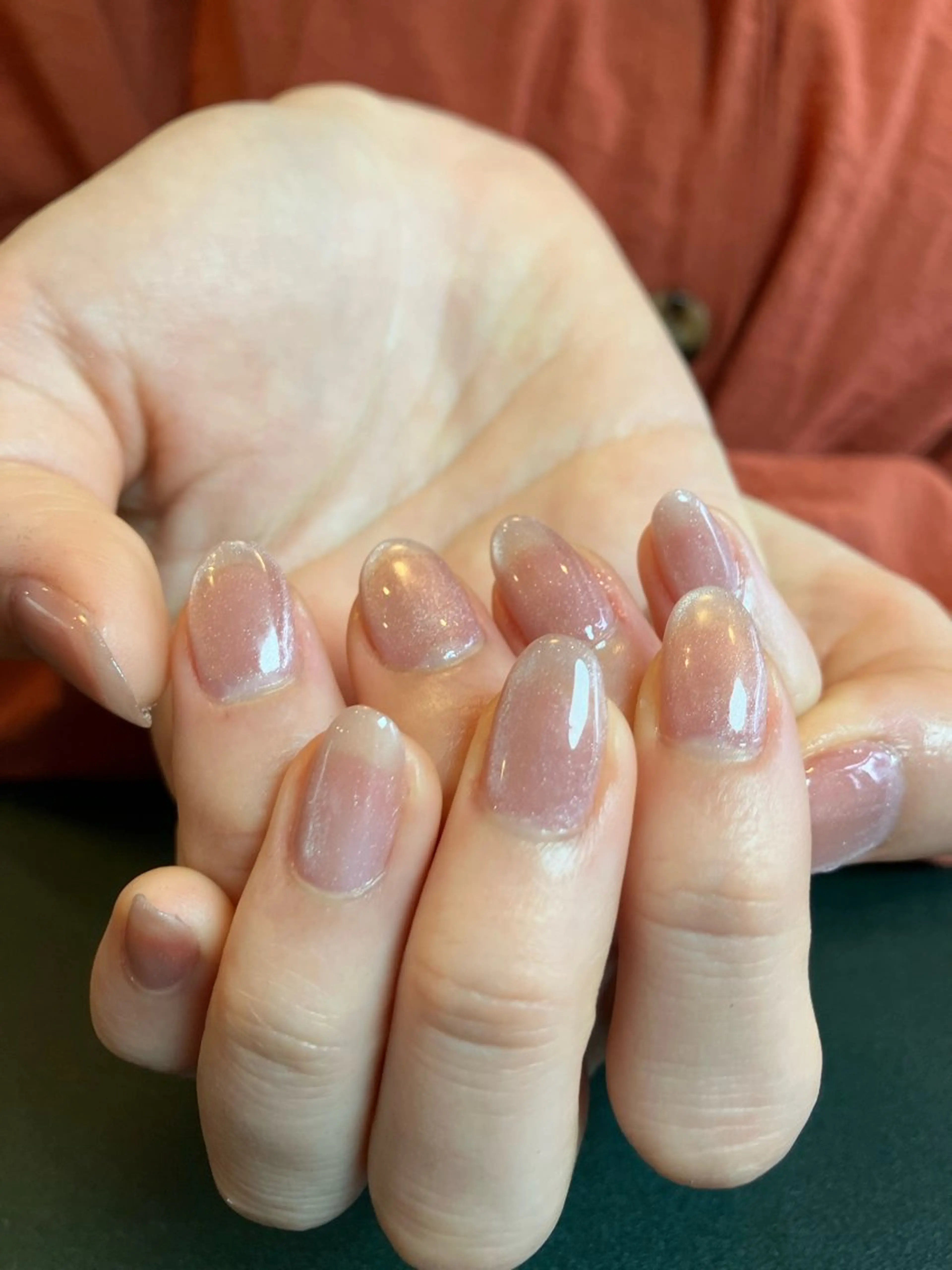 ネイル マグネットネイル シンプルネイル Lelole 🫧マグネット🫧のネイルデザイン