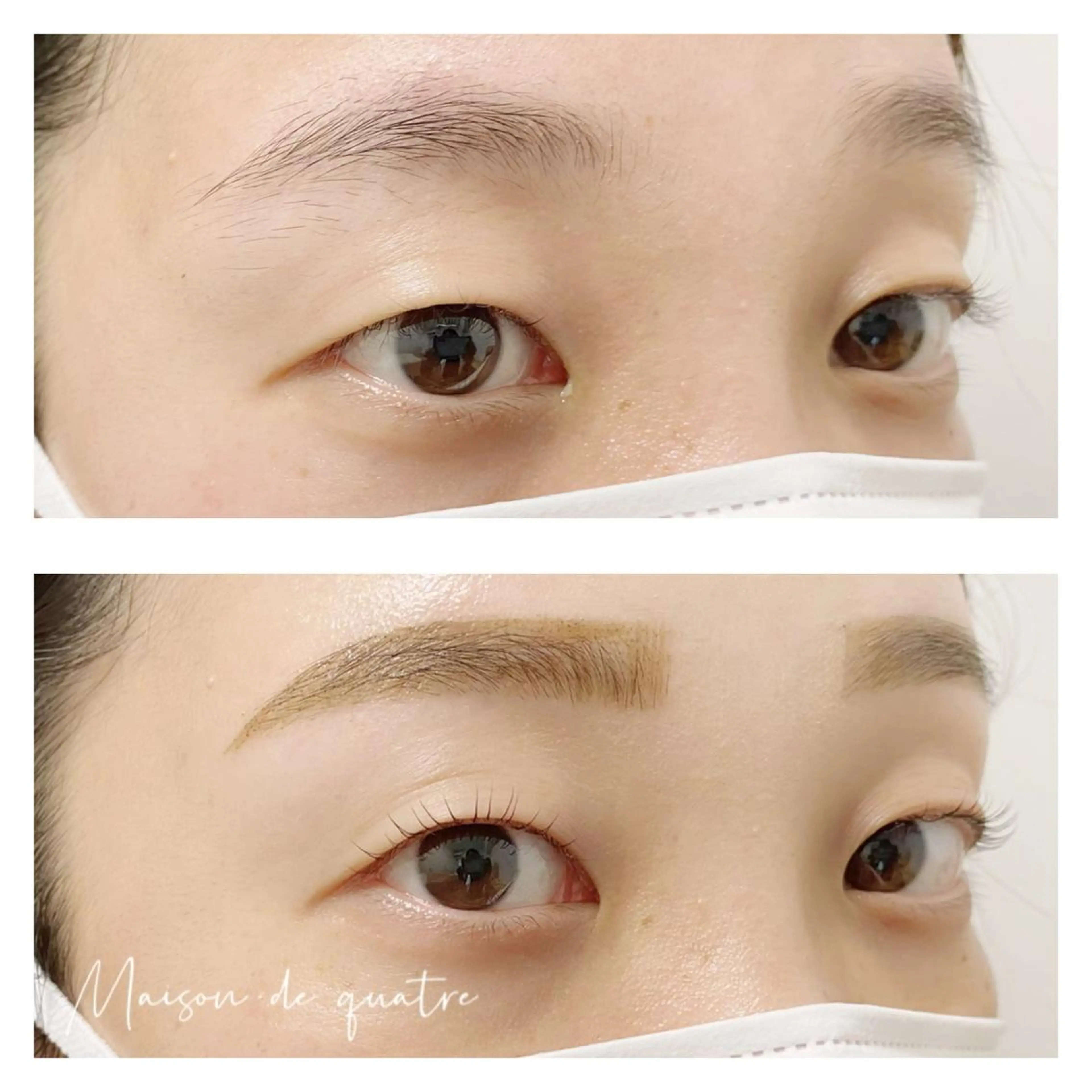 マツエク・マツパ ブラウンラッシュ カラーマツエク フラットラッシュ まつげパーマ ボリュームラッシュ Maison de quatreのマツエク・マツパデザイン