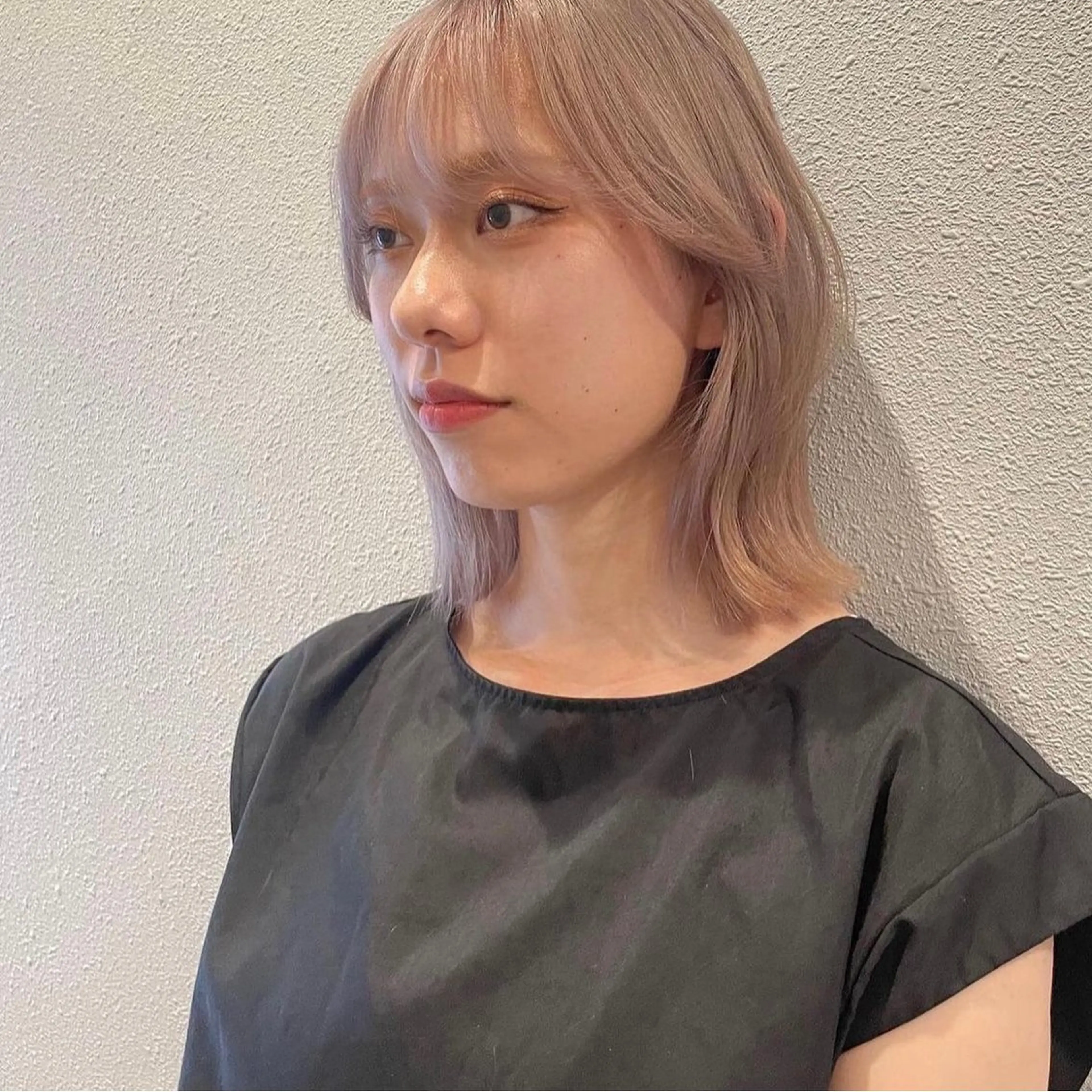 カラー バレイヤージュ ベージュカラー ブリーチ ブロンド デザインカラー レイヤー/ブリーチ ♥️【木坂 桃歌】のヘアスタイル