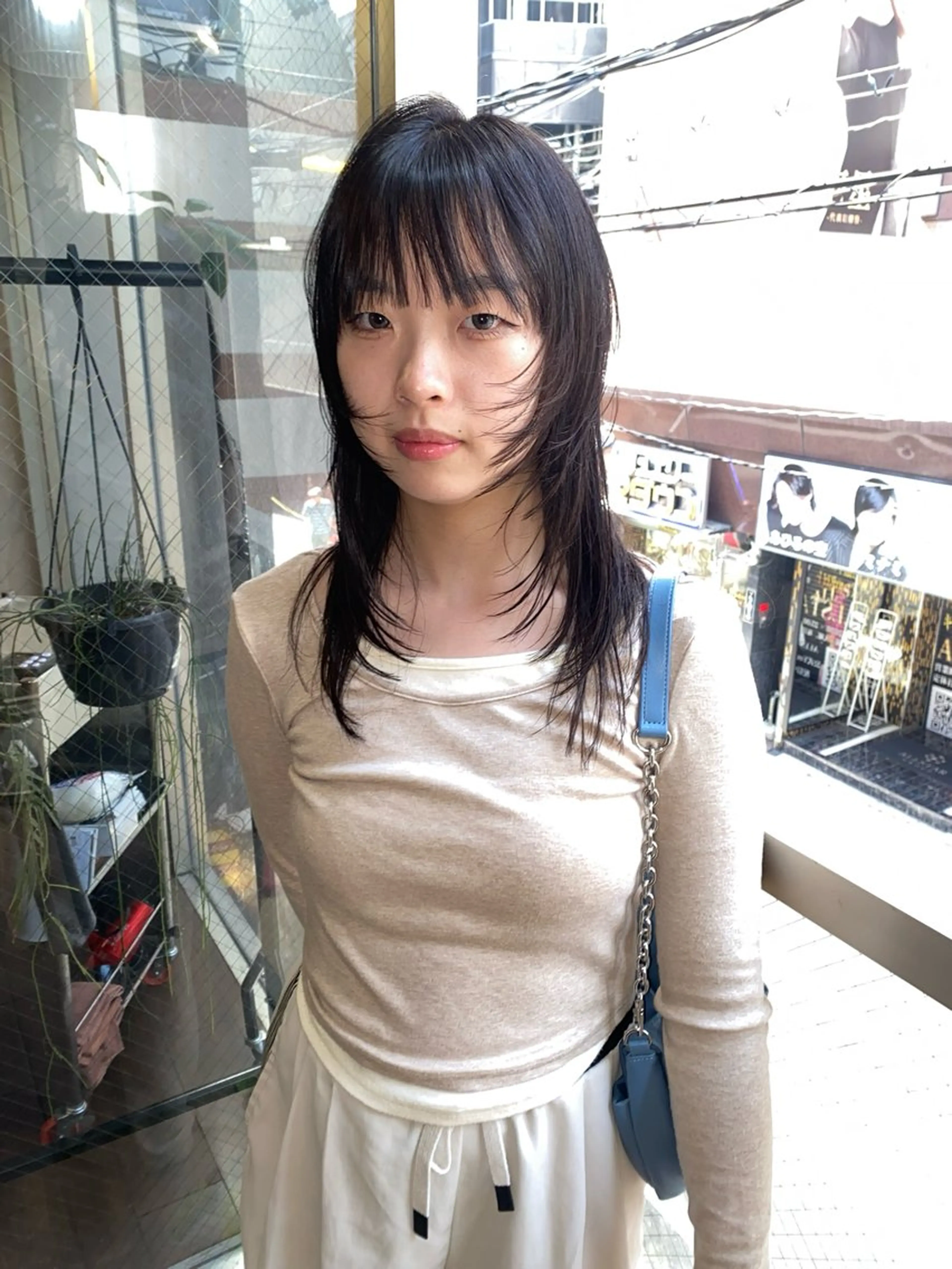 ロング レイヤーカット シャギー カット 心斎橋/デザインカラ ー/海外風/ナツミのヘアスタイル