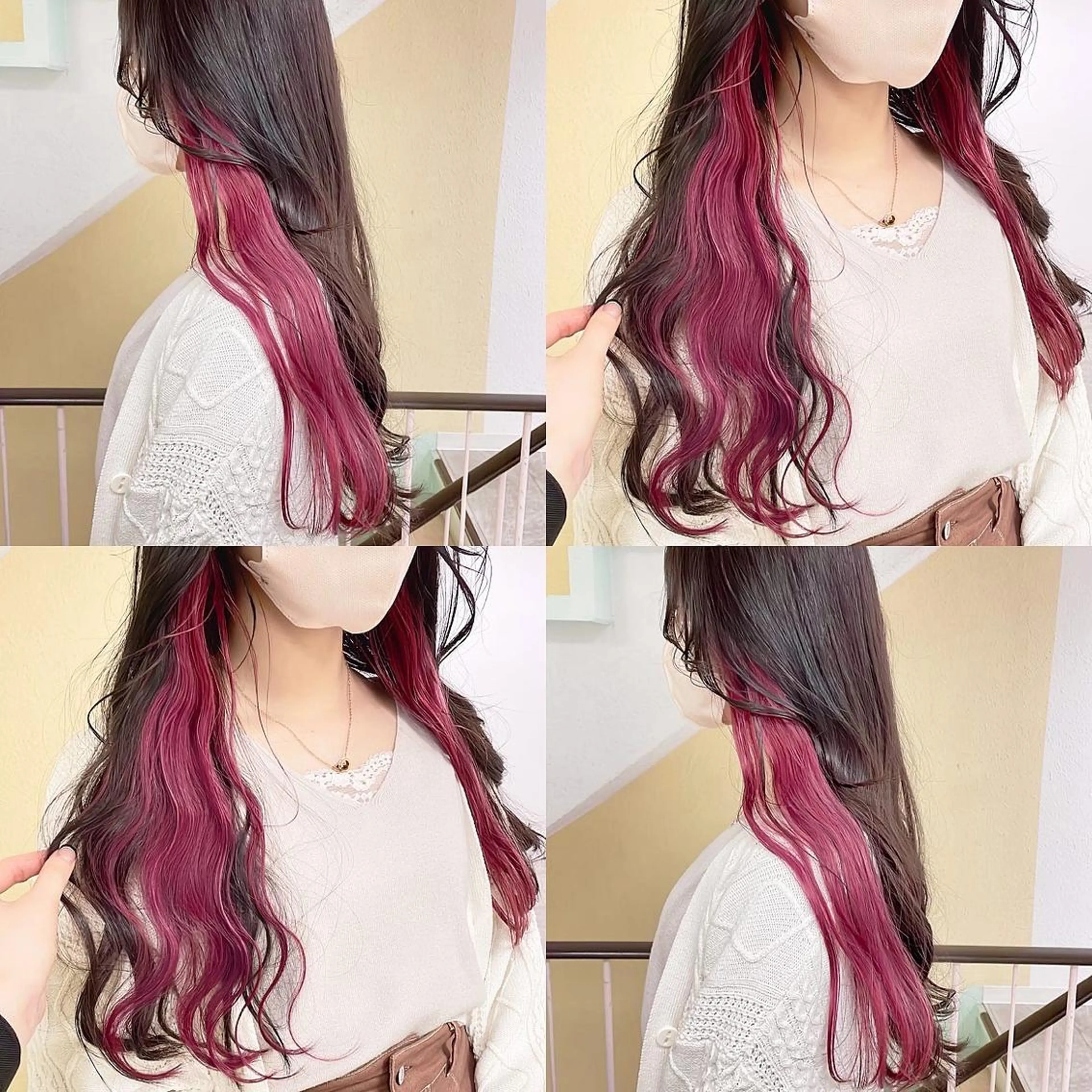 カラー ヘアカラー トリートメント 渋谷:インナーカラー ／🍒エリカ🍒のヘアスタイル