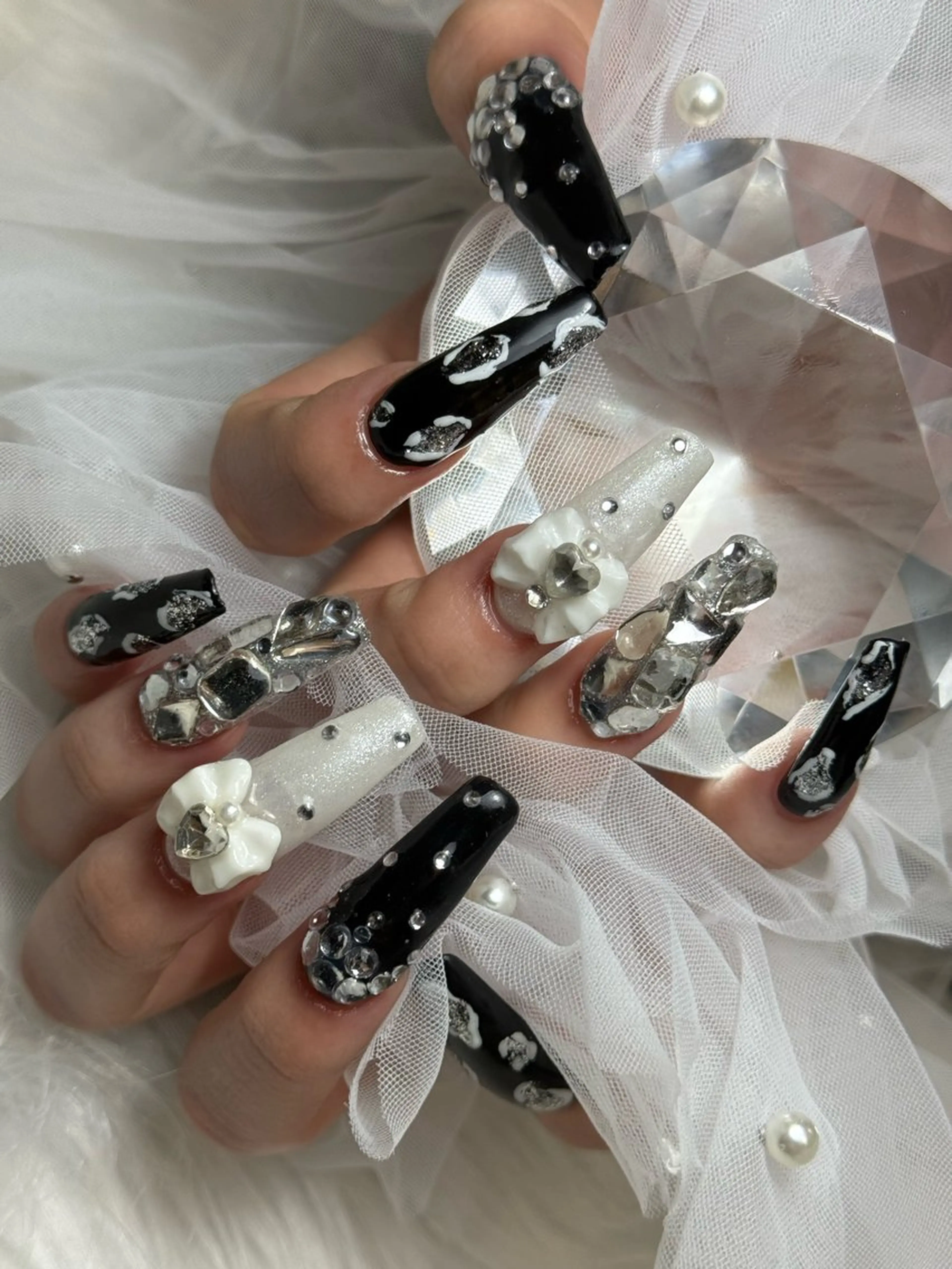 ネイル ロングネイル 中西 美羽のネイルデザイン