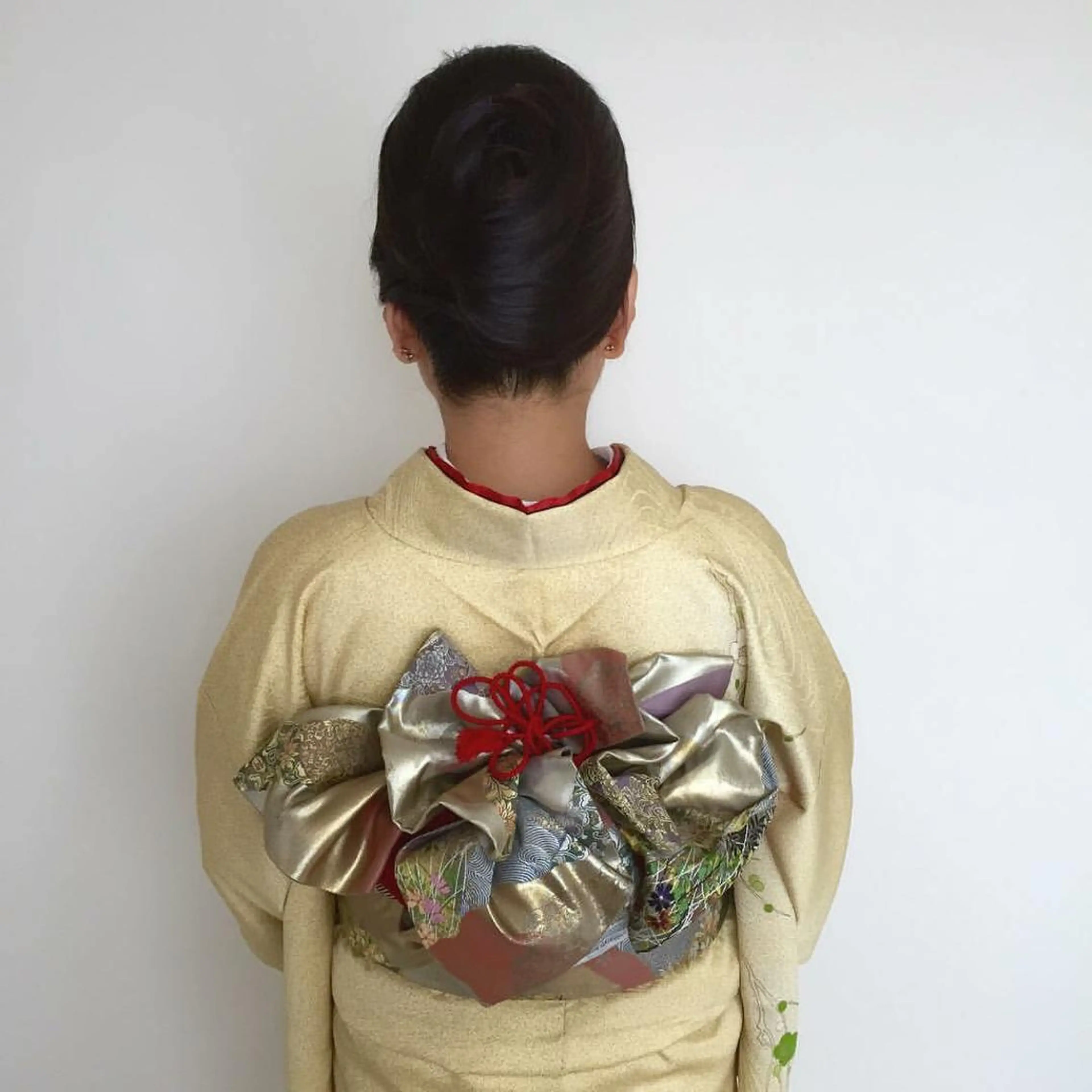 訪問着着付け【変わり結び】の写真