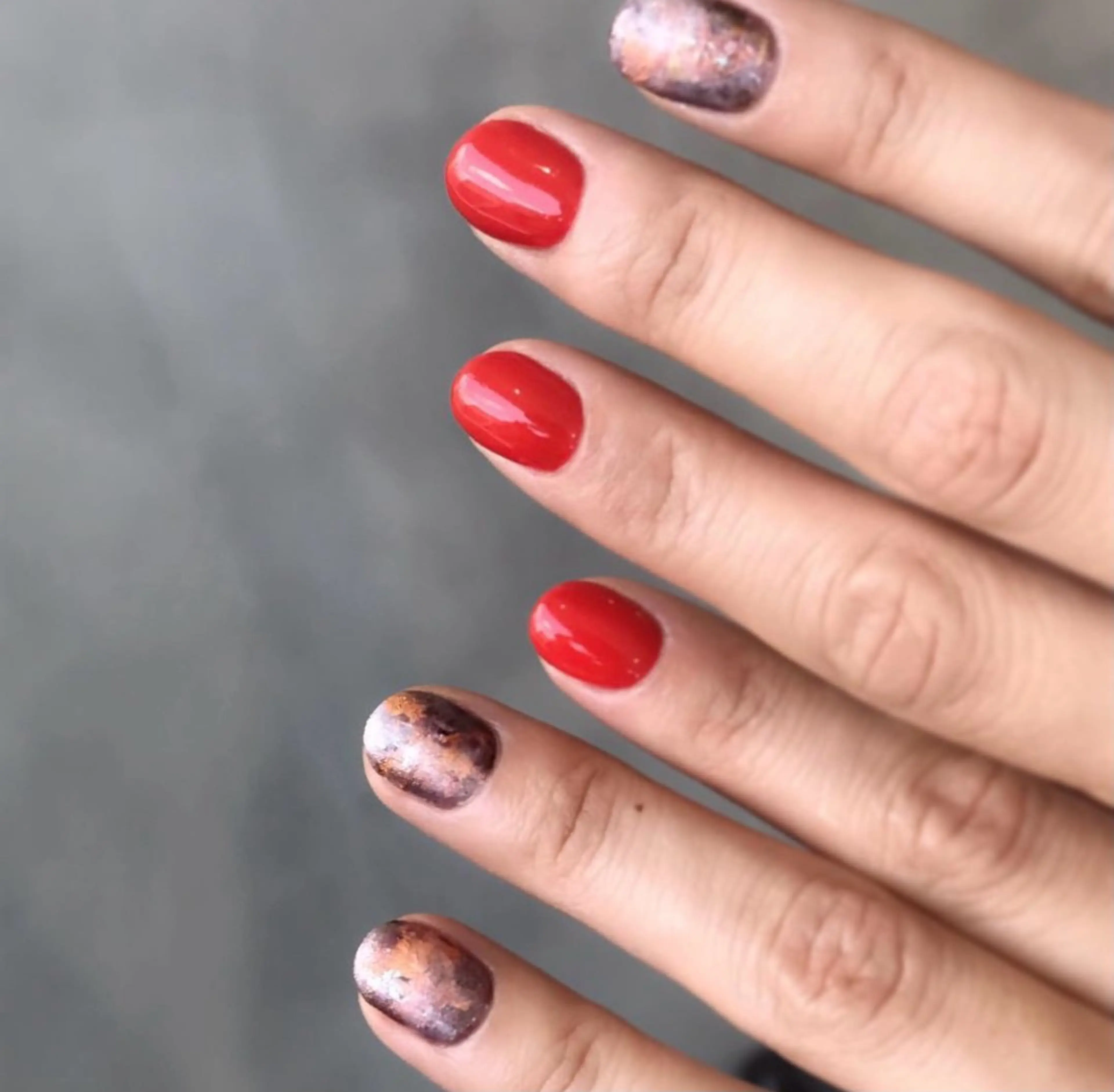 ショート ハンドネイル TOL NAILのネイルデザイン