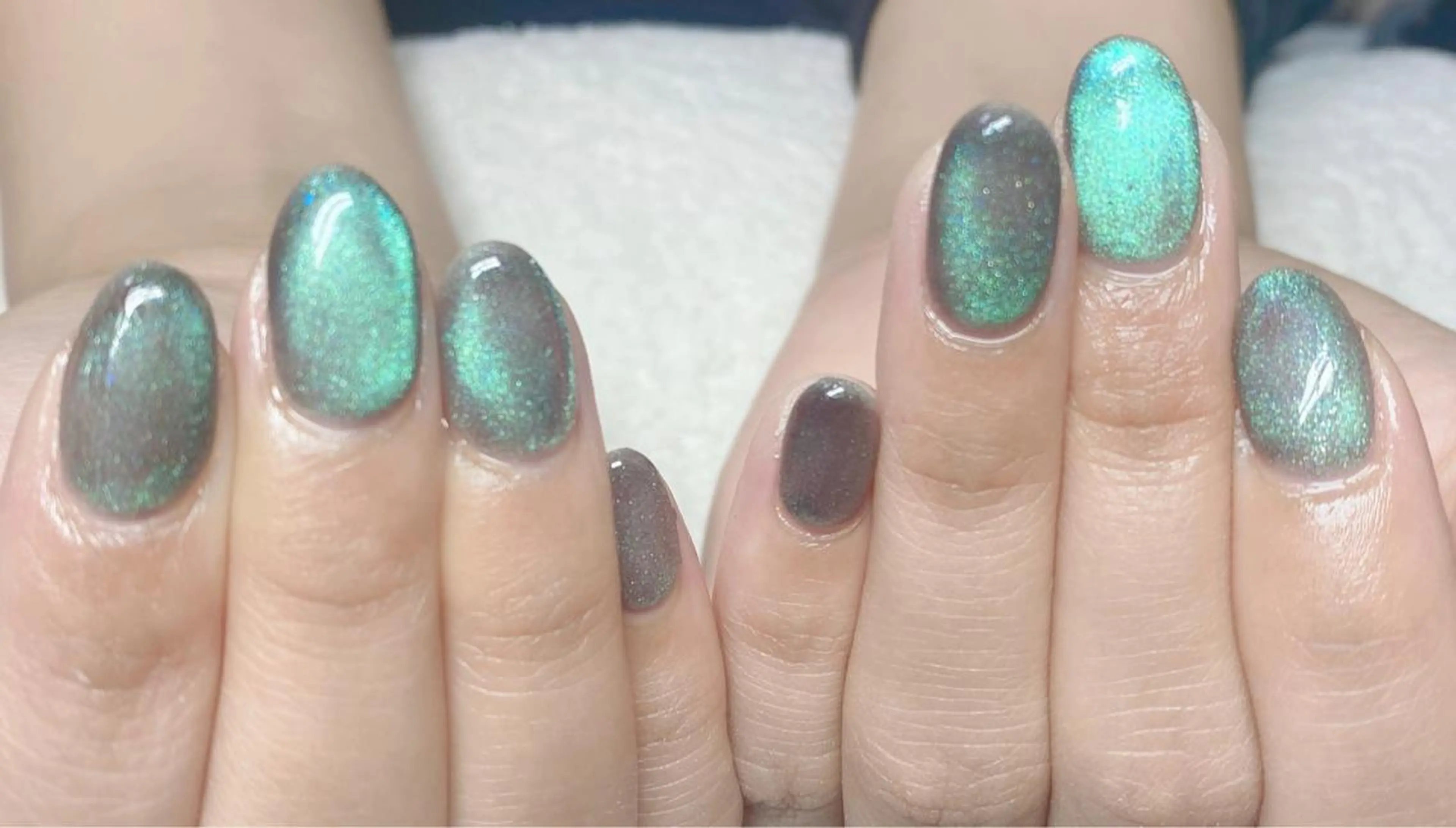 ネイル ハンドネイル ニュアンスネイル🌈 MYU Nailsのネイルデザイン