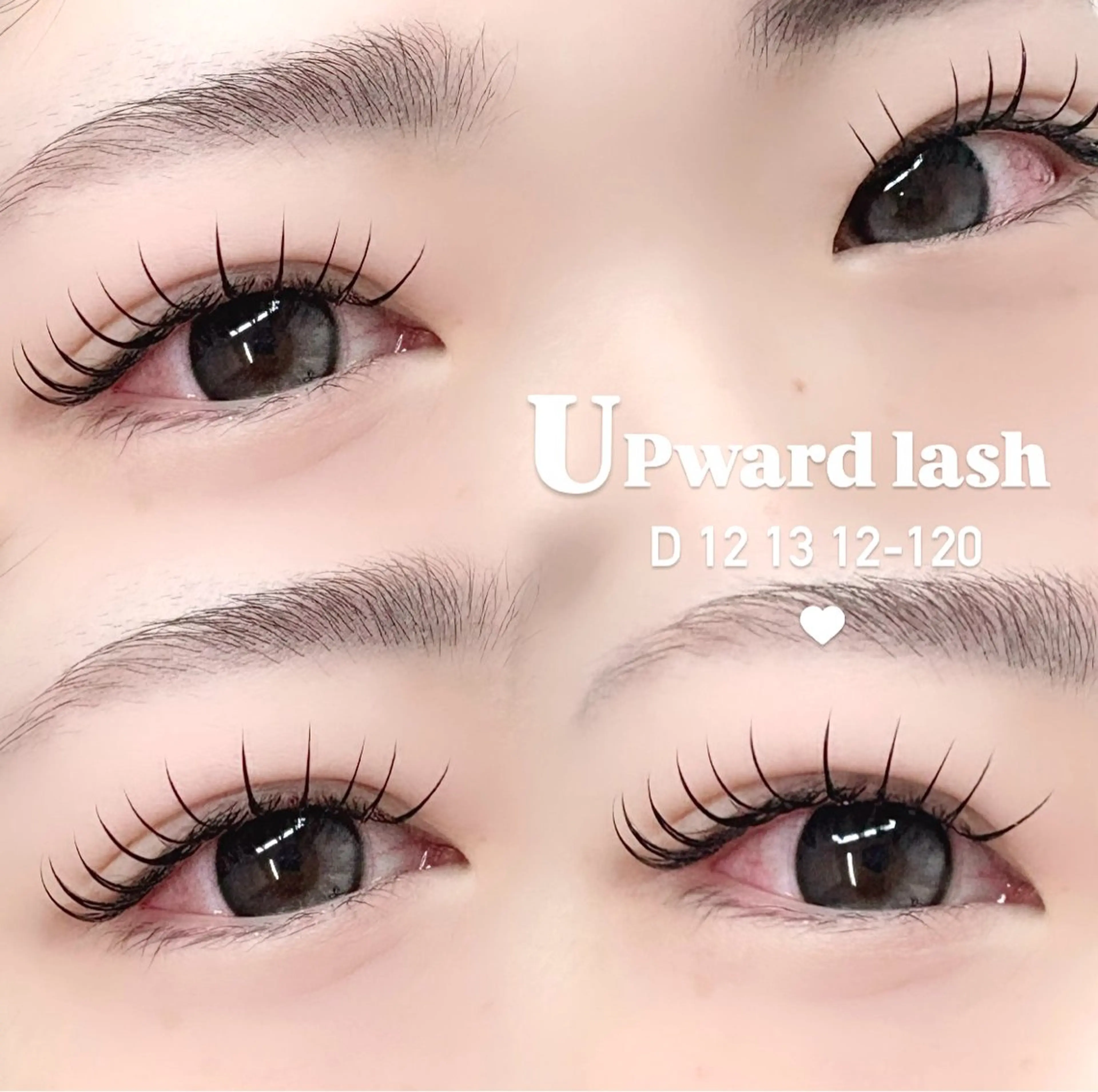 マツエク・マツパ アップワードラッシュ ‎🤍nabi 代官山/渋谷/恵比寿のマツエク・マツパデザイン