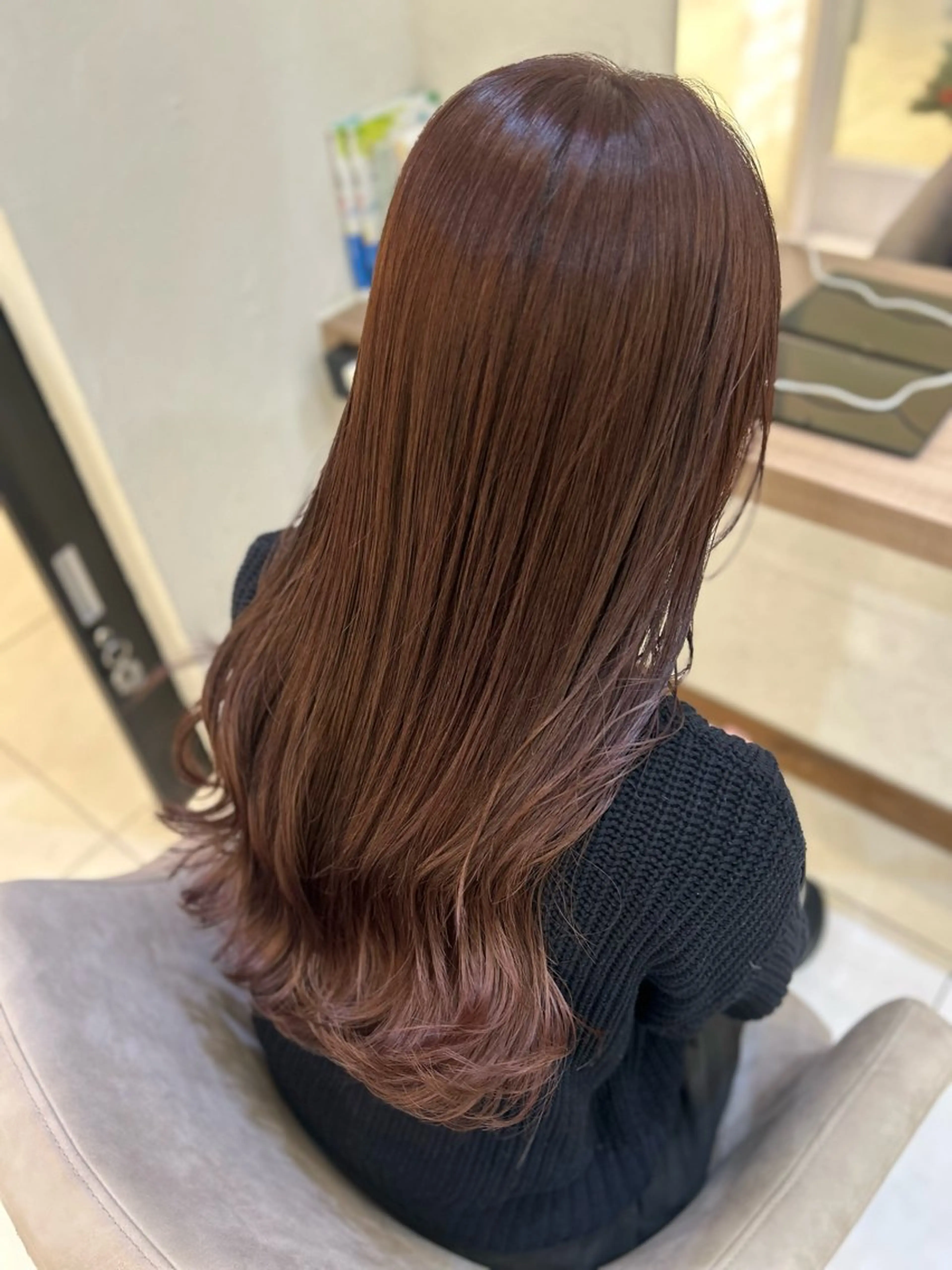 ロング カラー 縮毛矯正/髪質改善/ 艶髪ササキナツミのヘアスタイル