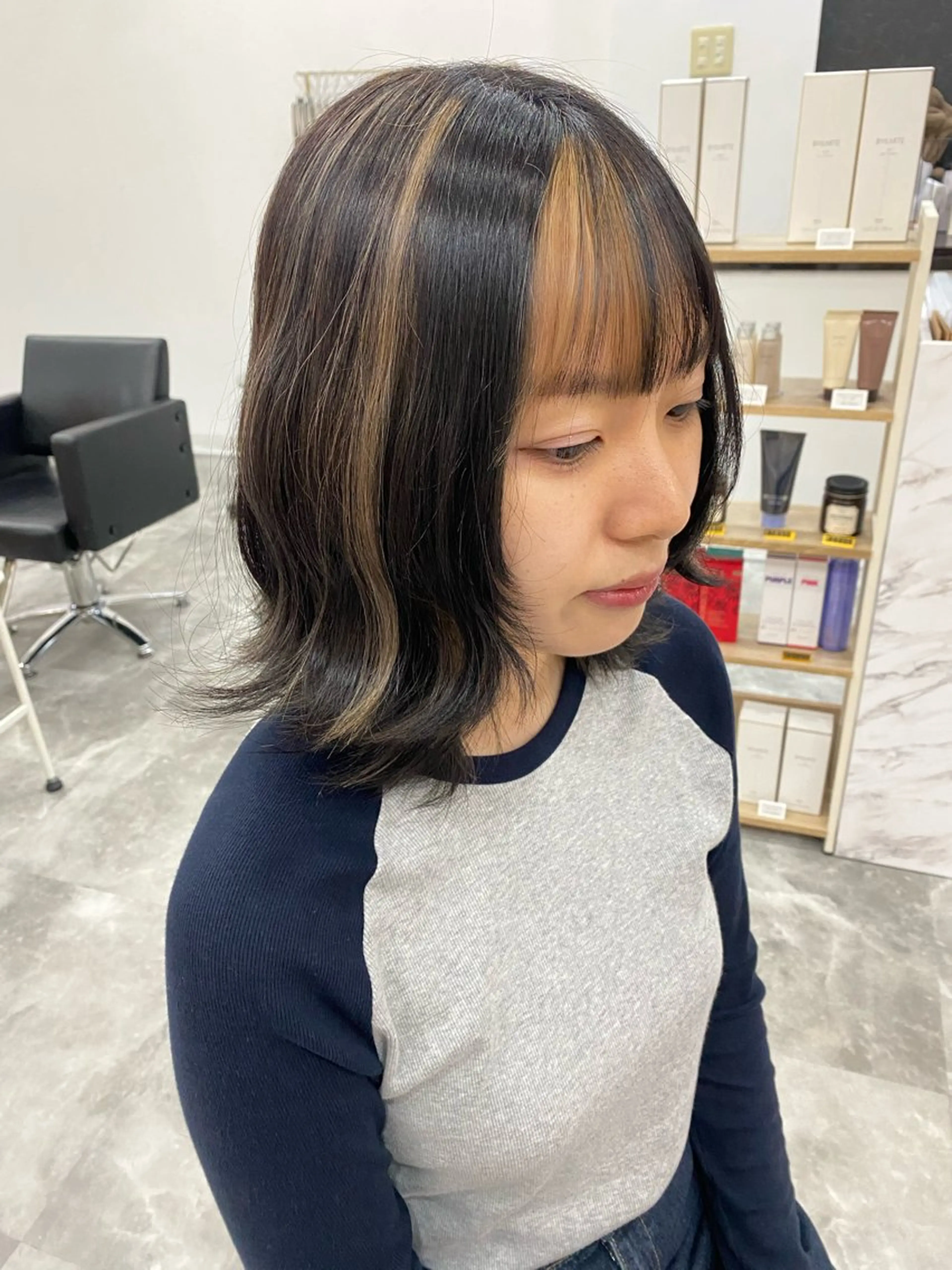 ミディアム ヘアカラー Belle   / kaede🍁のヘアスタイル