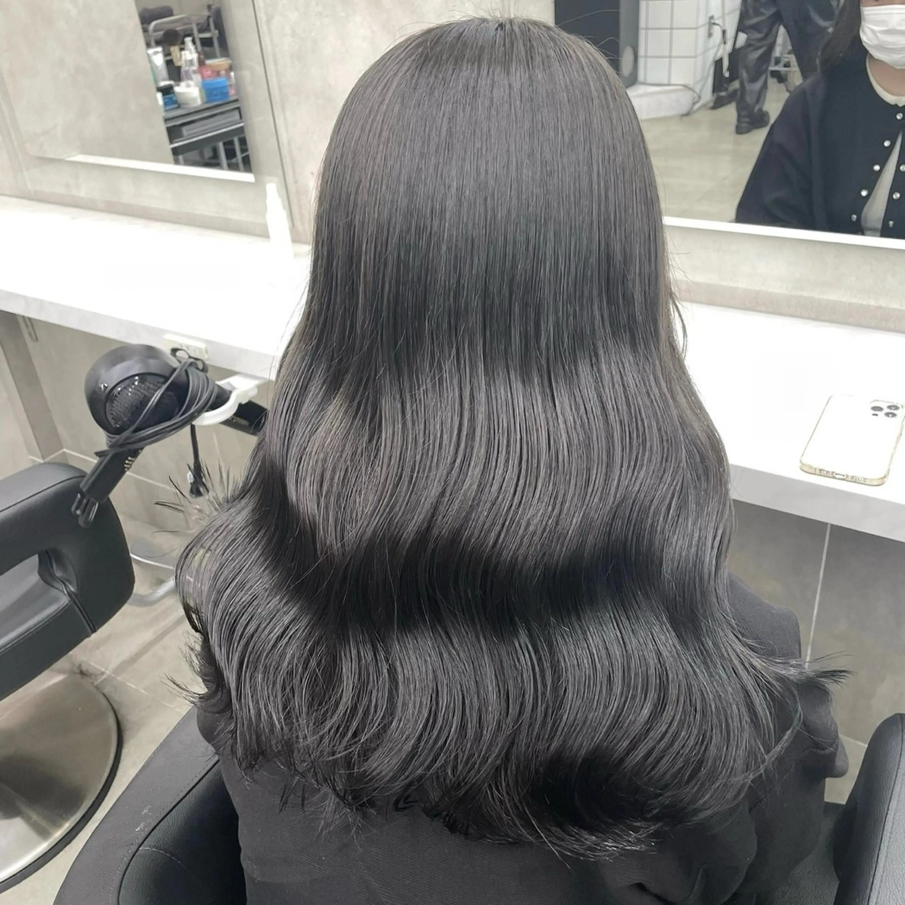 セミロング カラー ヘアアレンジ Over hair_ misakiのヘアスタイル