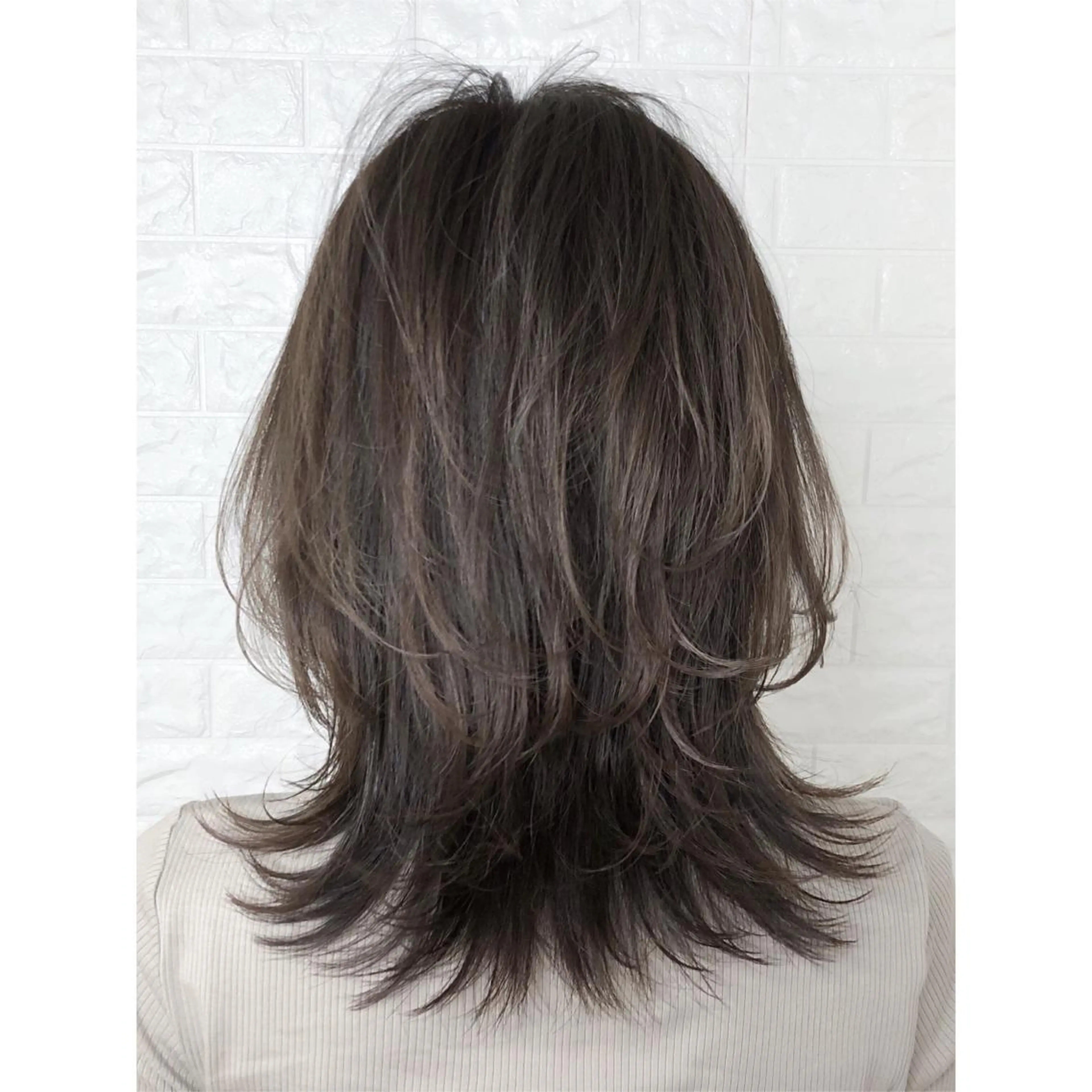 ミディアム カラー グレージュ ハイライトカラー イルミナカラー オレンジ 外国人風カラー 髪質改善特化KIZU /艶髪研究（京都）のヘアスタイル