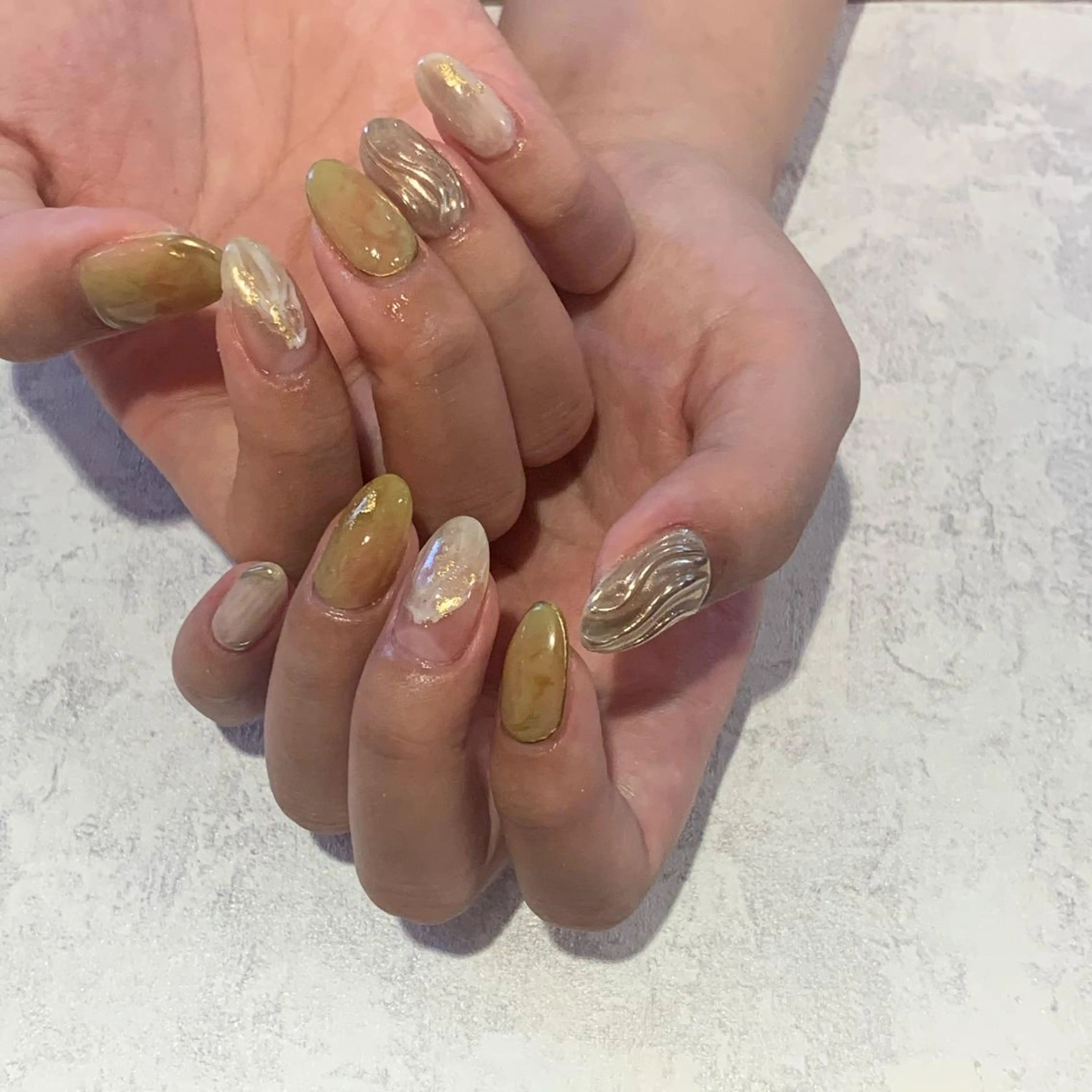 ネイル ハンドネイル revia所属・ERI Nailistのネイルデザイン