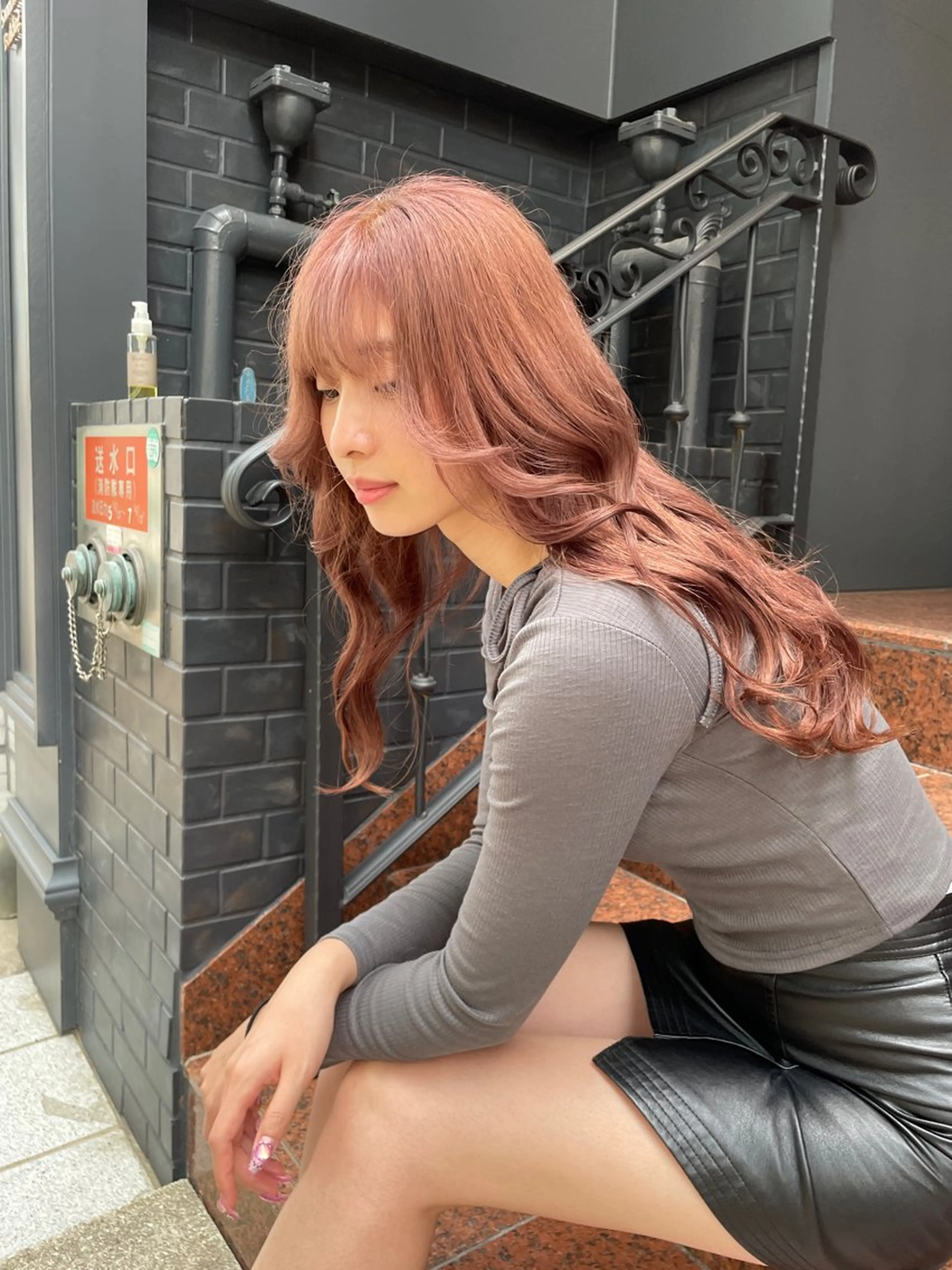 ロング カラー ヘアカラー トリートメント カラー指名No.1 土井新治❄️のヘアスタイル