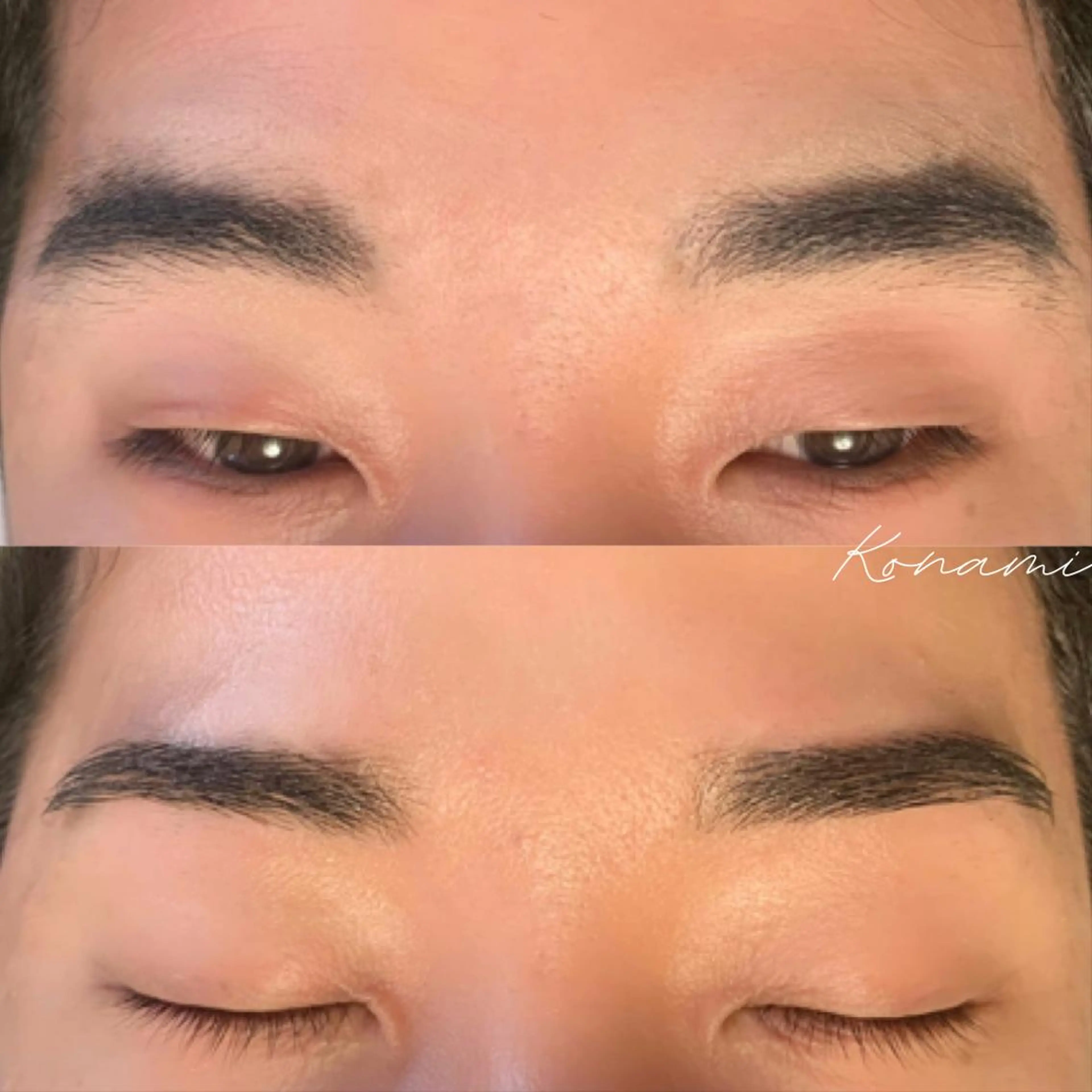 メンズ アイブロウ ワックス脱毛 シードリン 府内店 小波のヘアスタイル