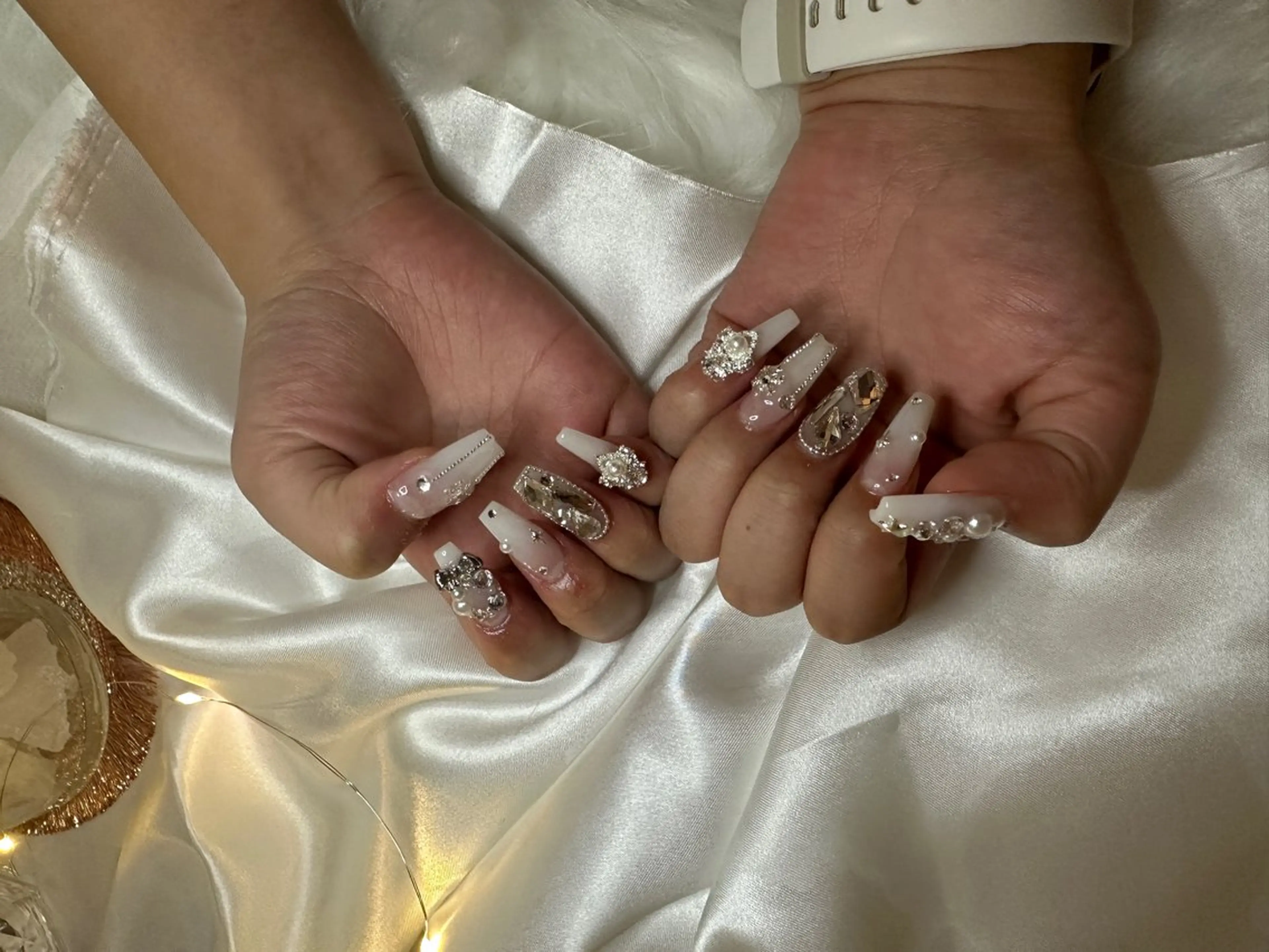 ネイル キラキラネイル ワンカラーネイル Nailsalon SKiのネイルデザイン