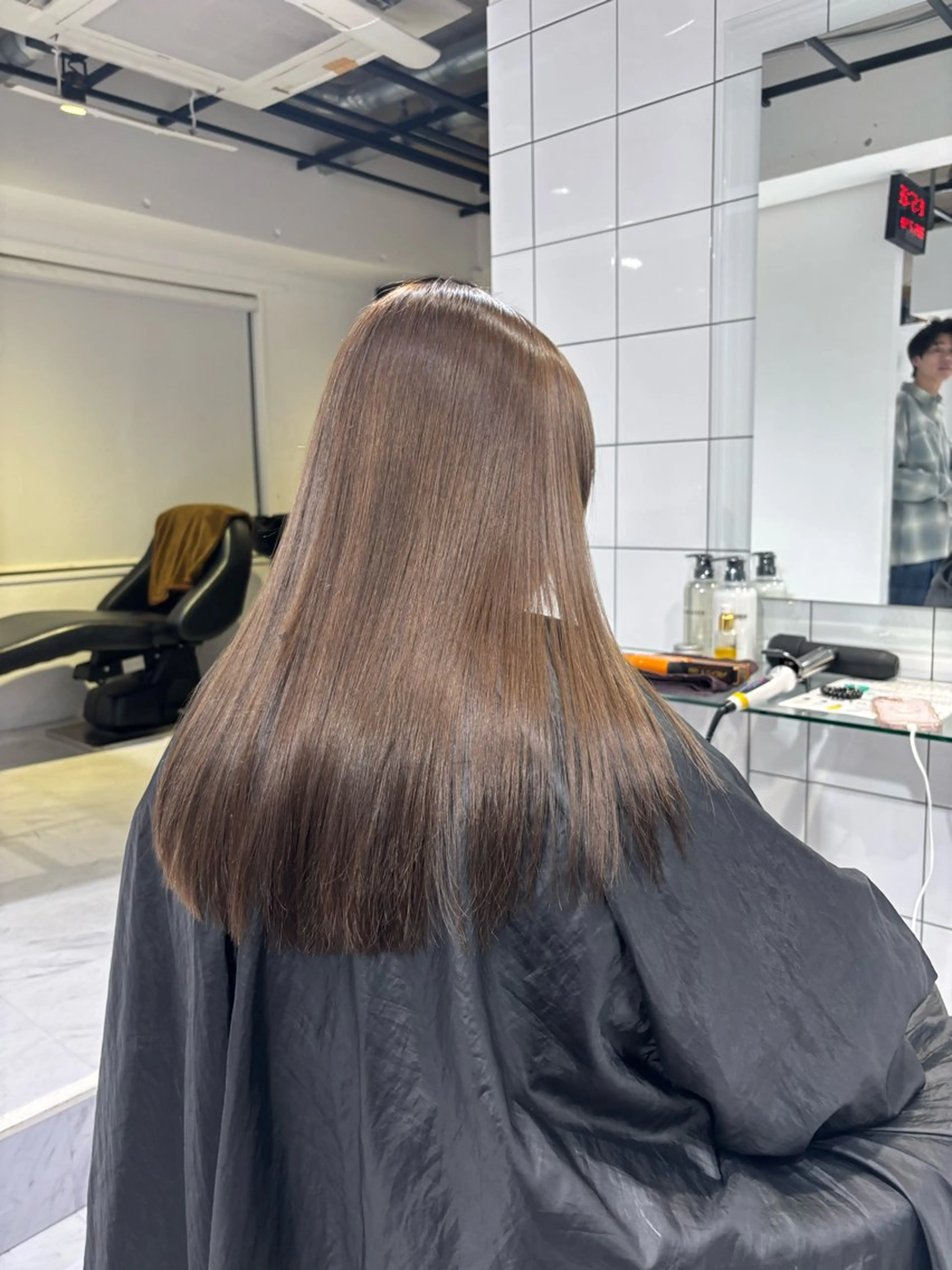 ロング カラー ヘアカラー トリートメント ヘッドスパ ヘアセット 表参道♡暗髪♡ 艶カラー♡アユミのヘアスタイル