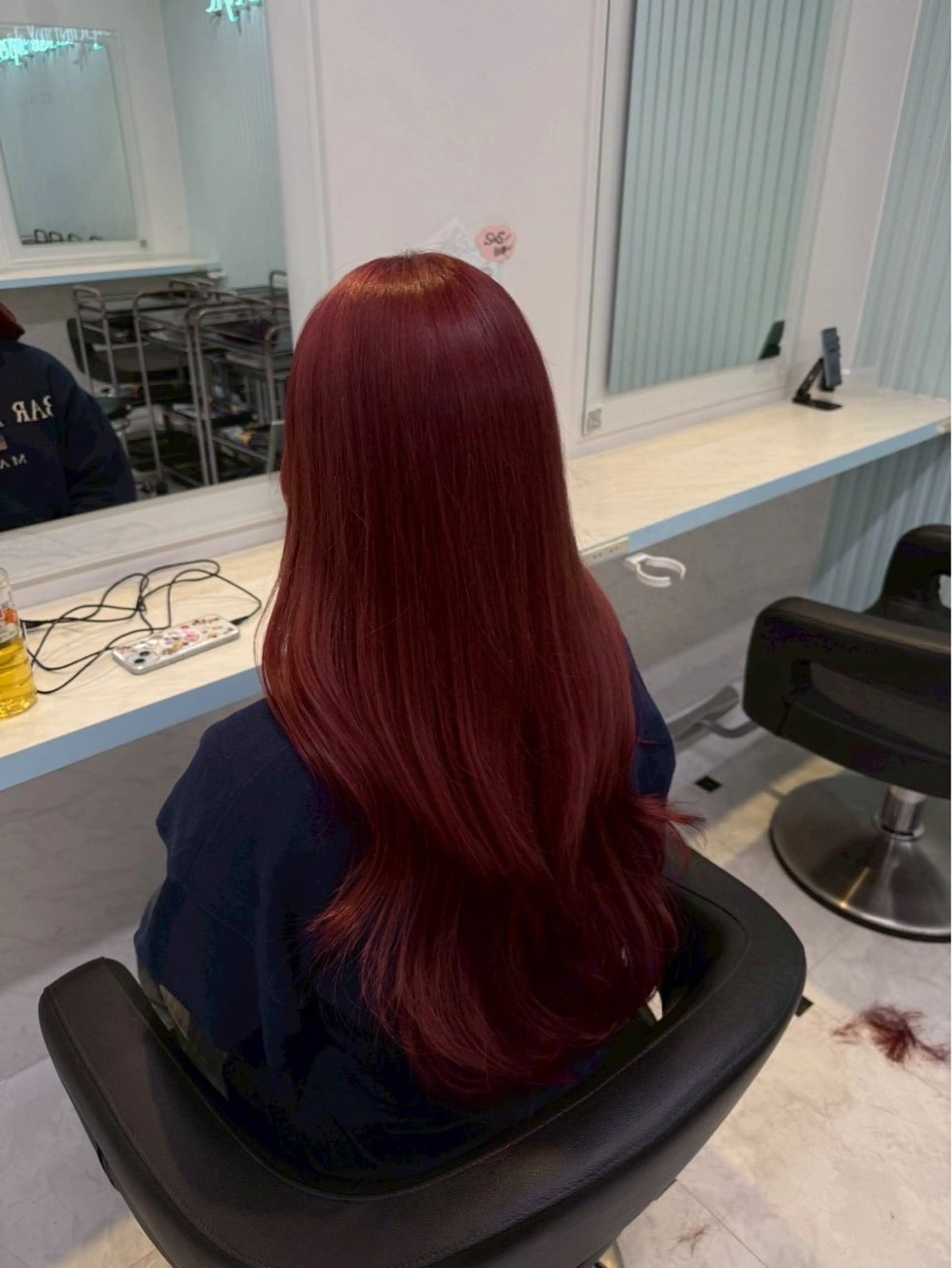 ロング カラー メンズ 髪質改善 ヘアカラー honoka ワンカラー/髪質改善のヘアスタイル