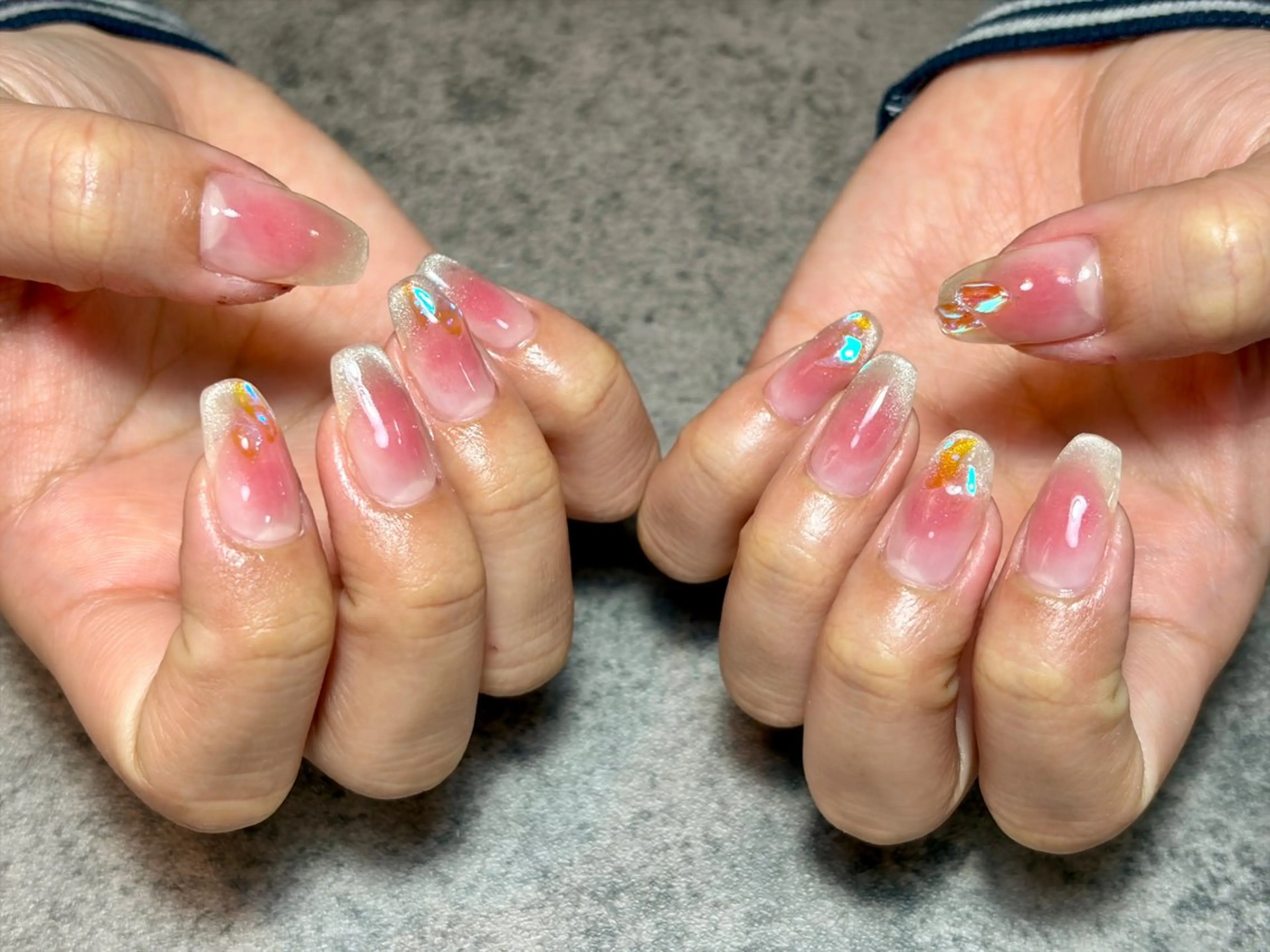 ネイル ワンホンネイル ハンドネイル GéRanium Harukaのネイルデザイン