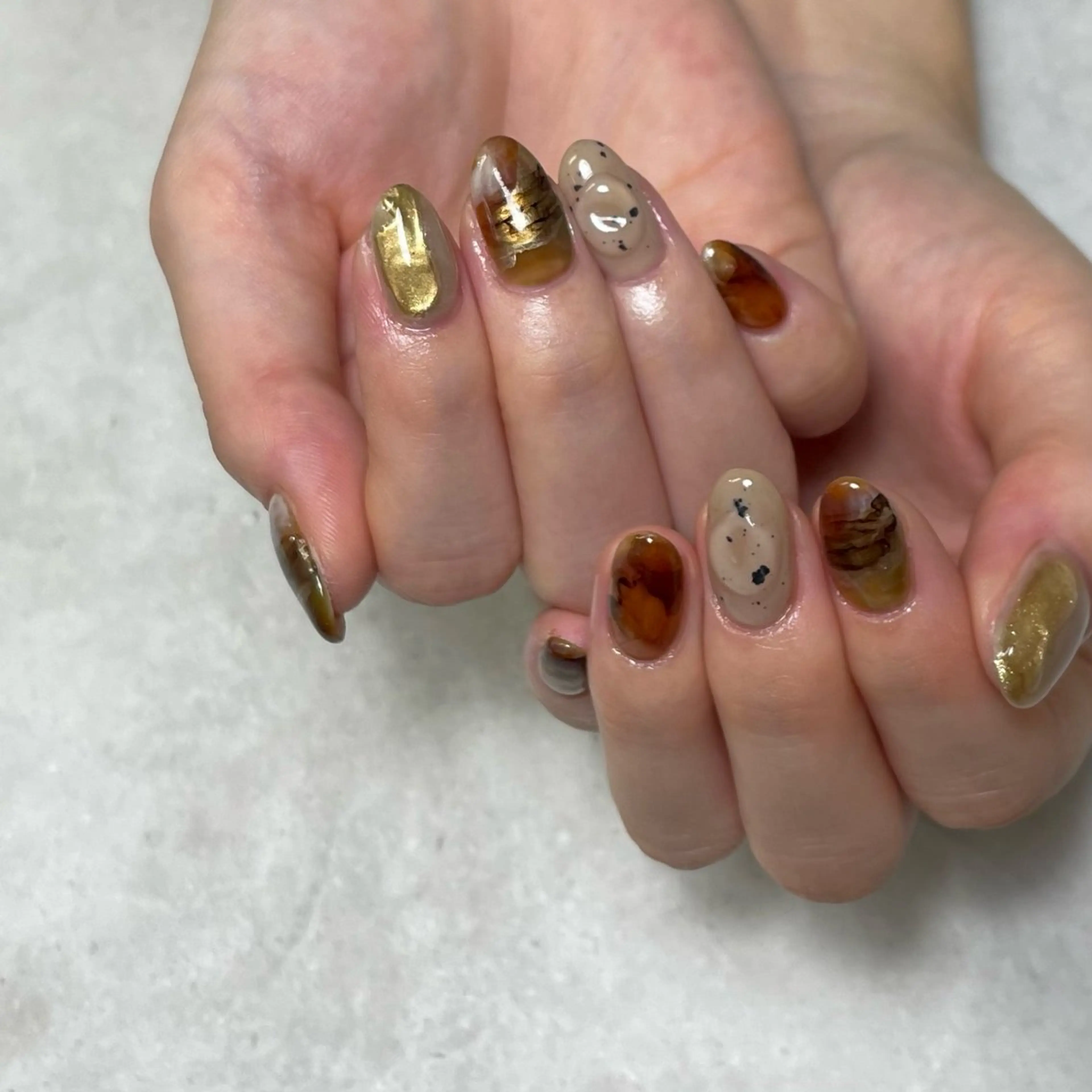 ネイル ニュアンスネイル Rili Hondaのネイルデザイン